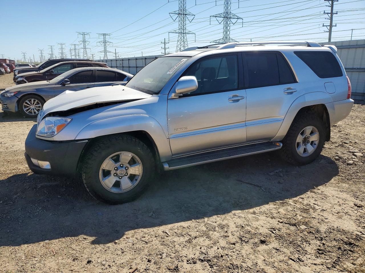 2003 Toyota 4runner Limited Silver vin: JTEZT17R230009906