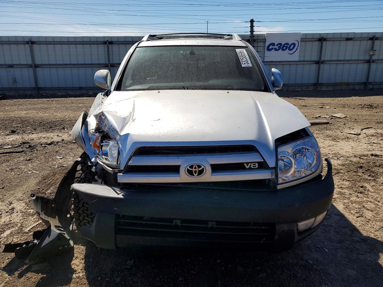 2003 Toyota 4runner Limited Silver vin: JTEZT17R230009906