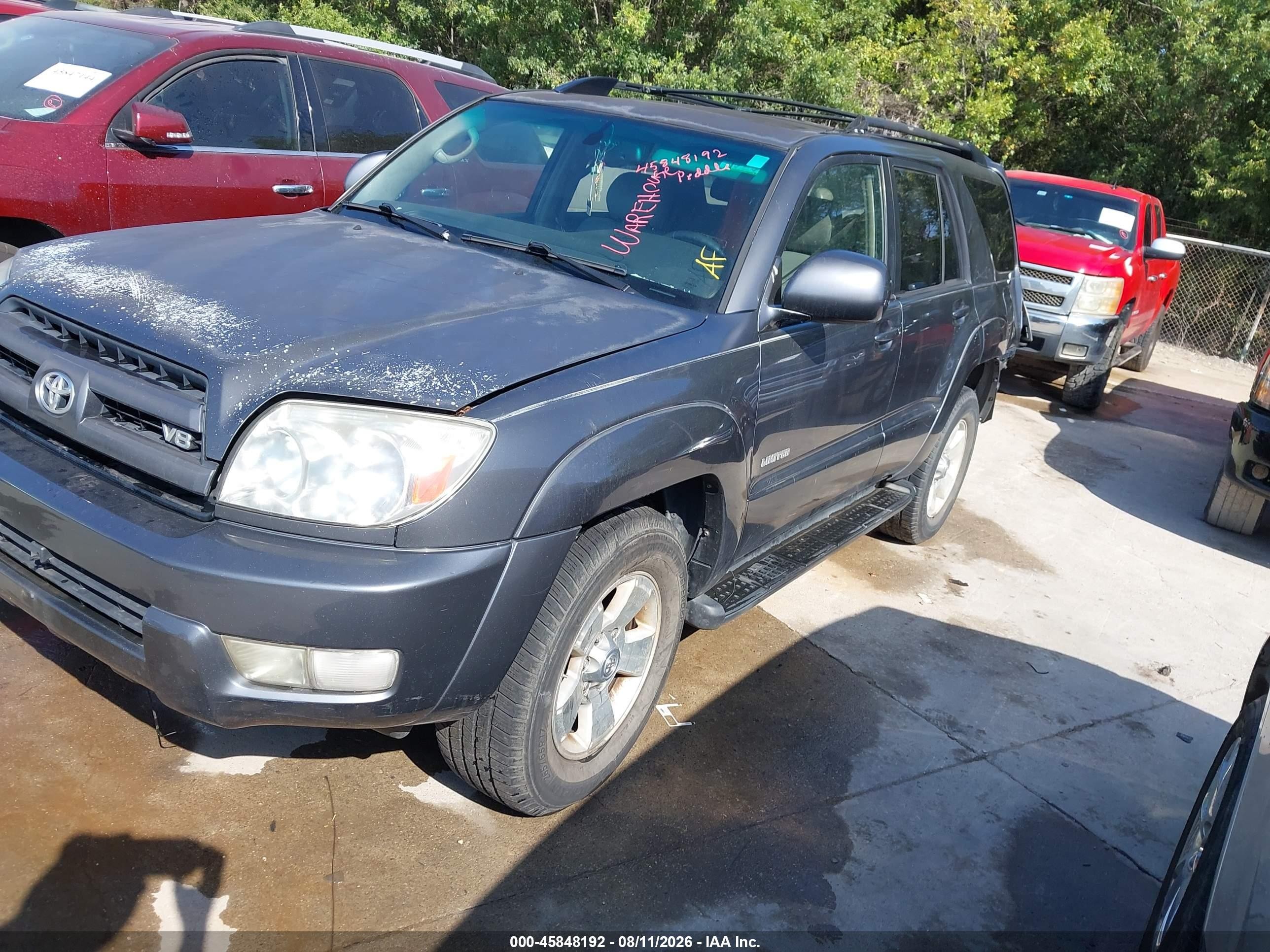 2005 Toyota 4runner Limited V8 Blue vin: JTEZT17R258007576