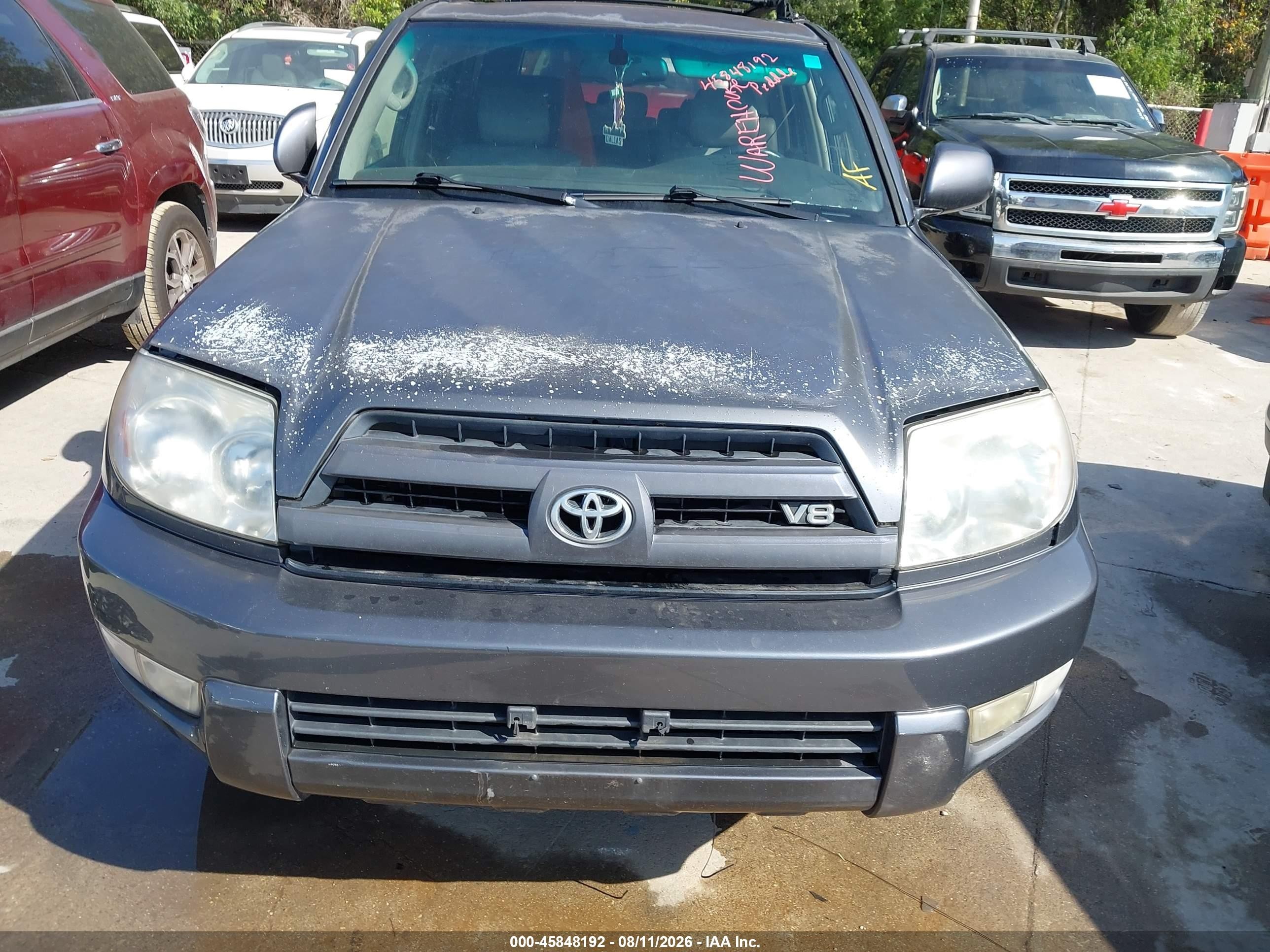 2005 Toyota 4runner Limited V8 Blue vin: JTEZT17R258007576