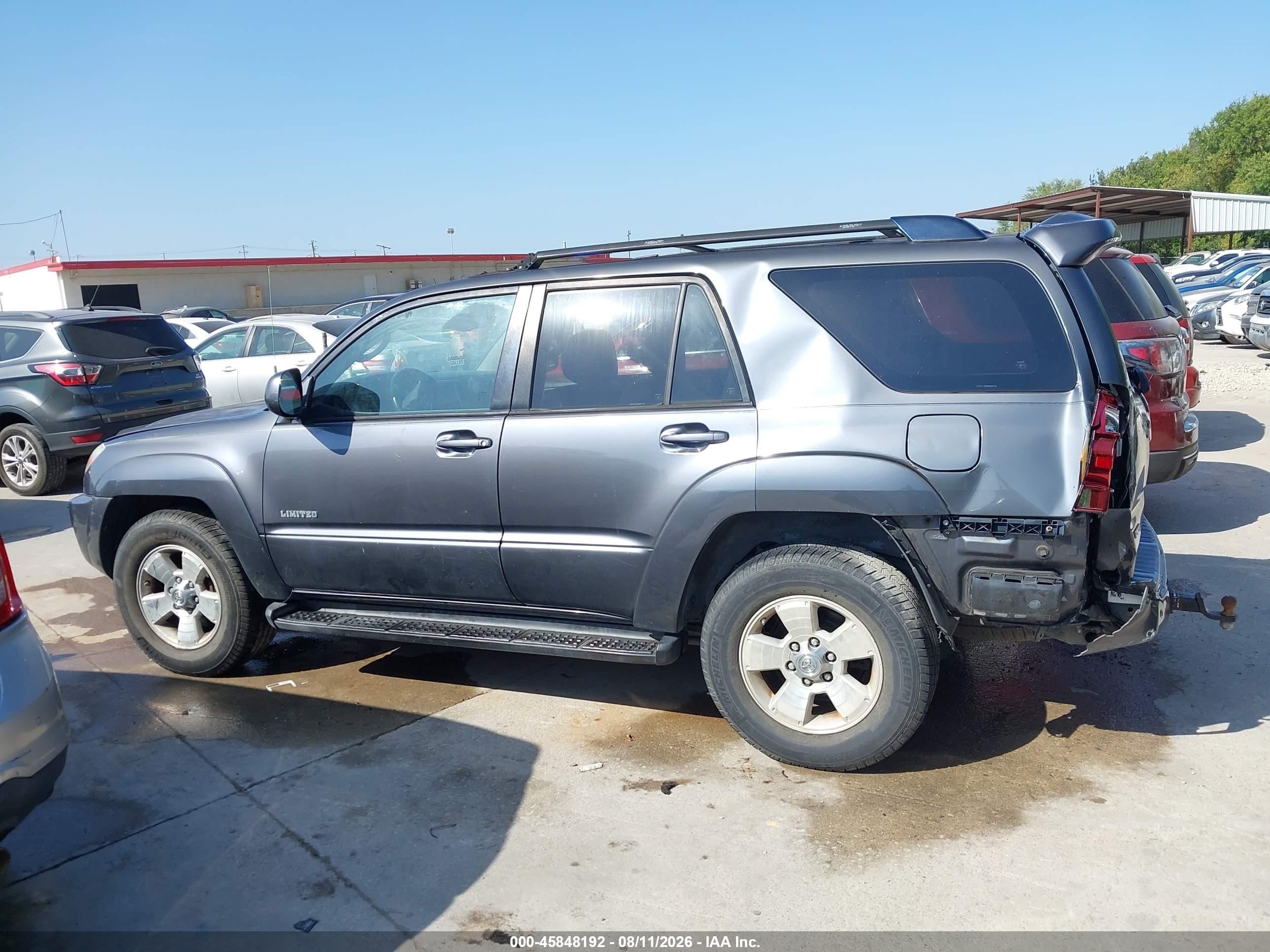 2005 Toyota 4runner Limited V8 Blue vin: JTEZT17R258007576