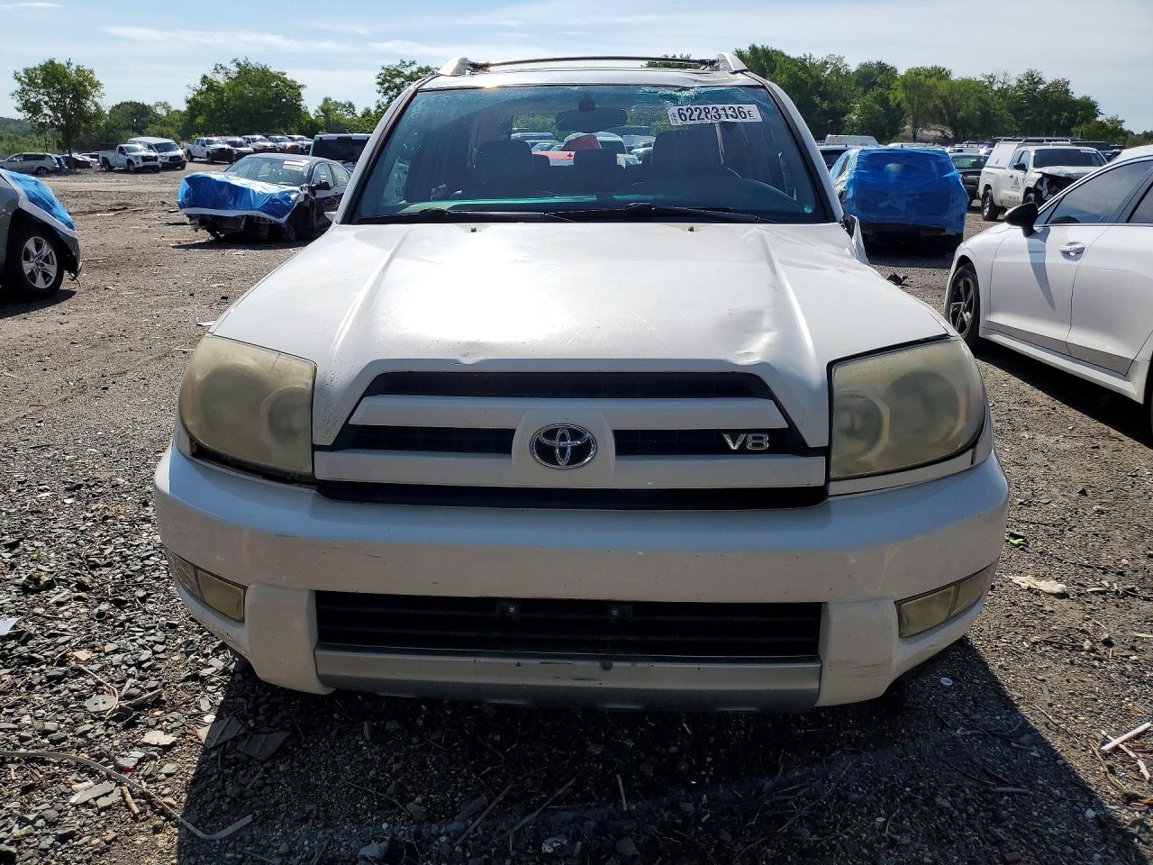 2004 Toyota 4runner Limited White vin: JTEZT17R340015263