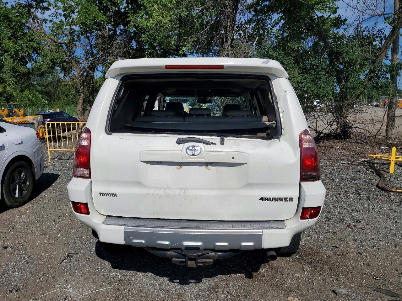 2004 Toyota 4runner Limited White vin: JTEZT17R340015263