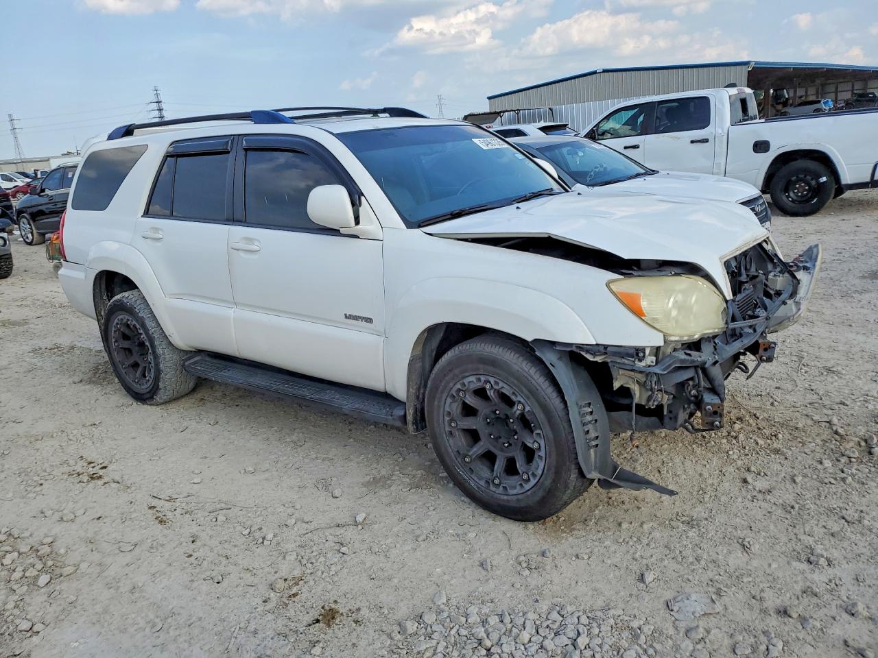 2008 Toyota 4runner Limited White vin: JTEZT17R38K001597