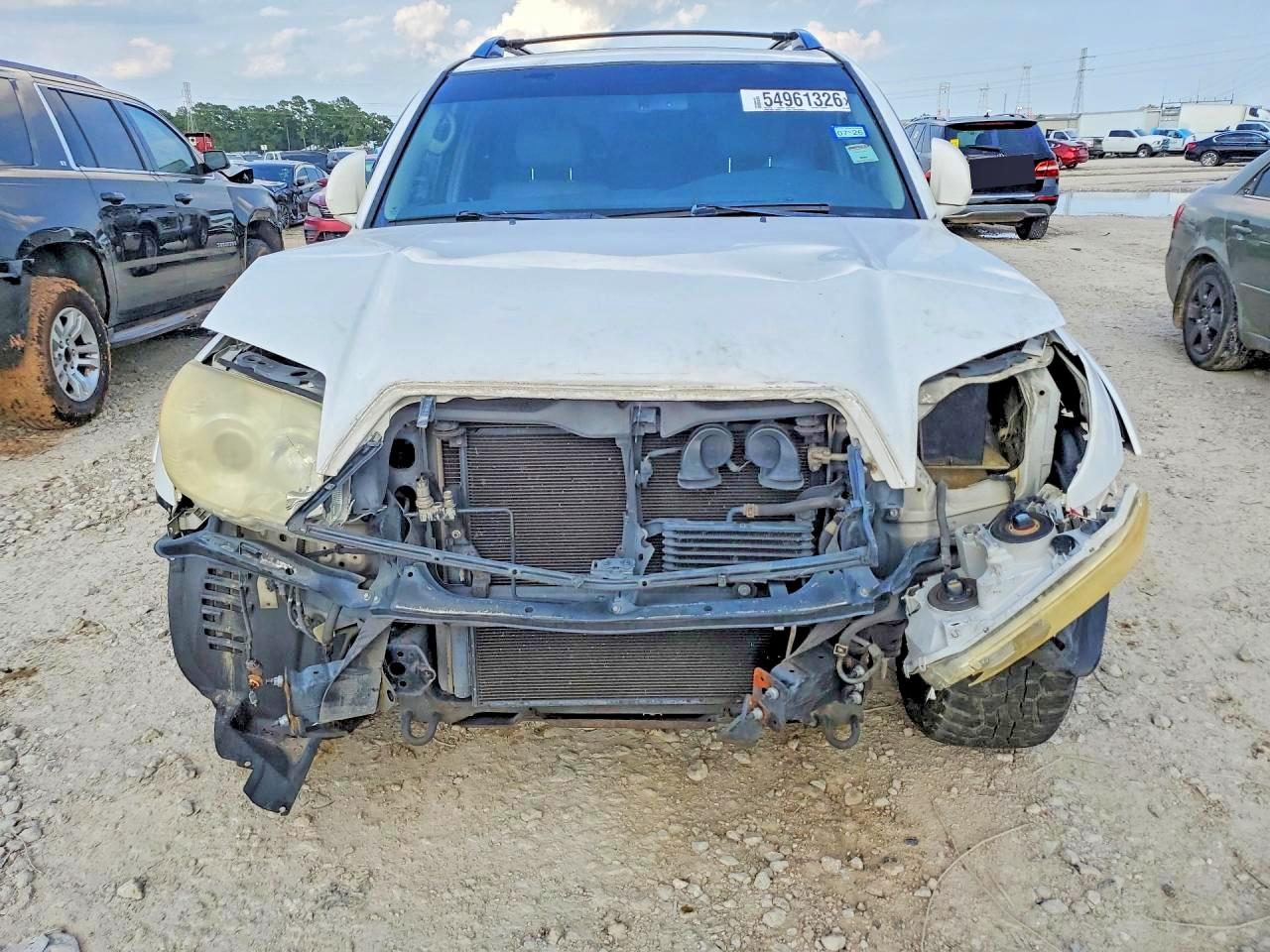 2008 Toyota 4runner Limited White vin: JTEZT17R38K001597
