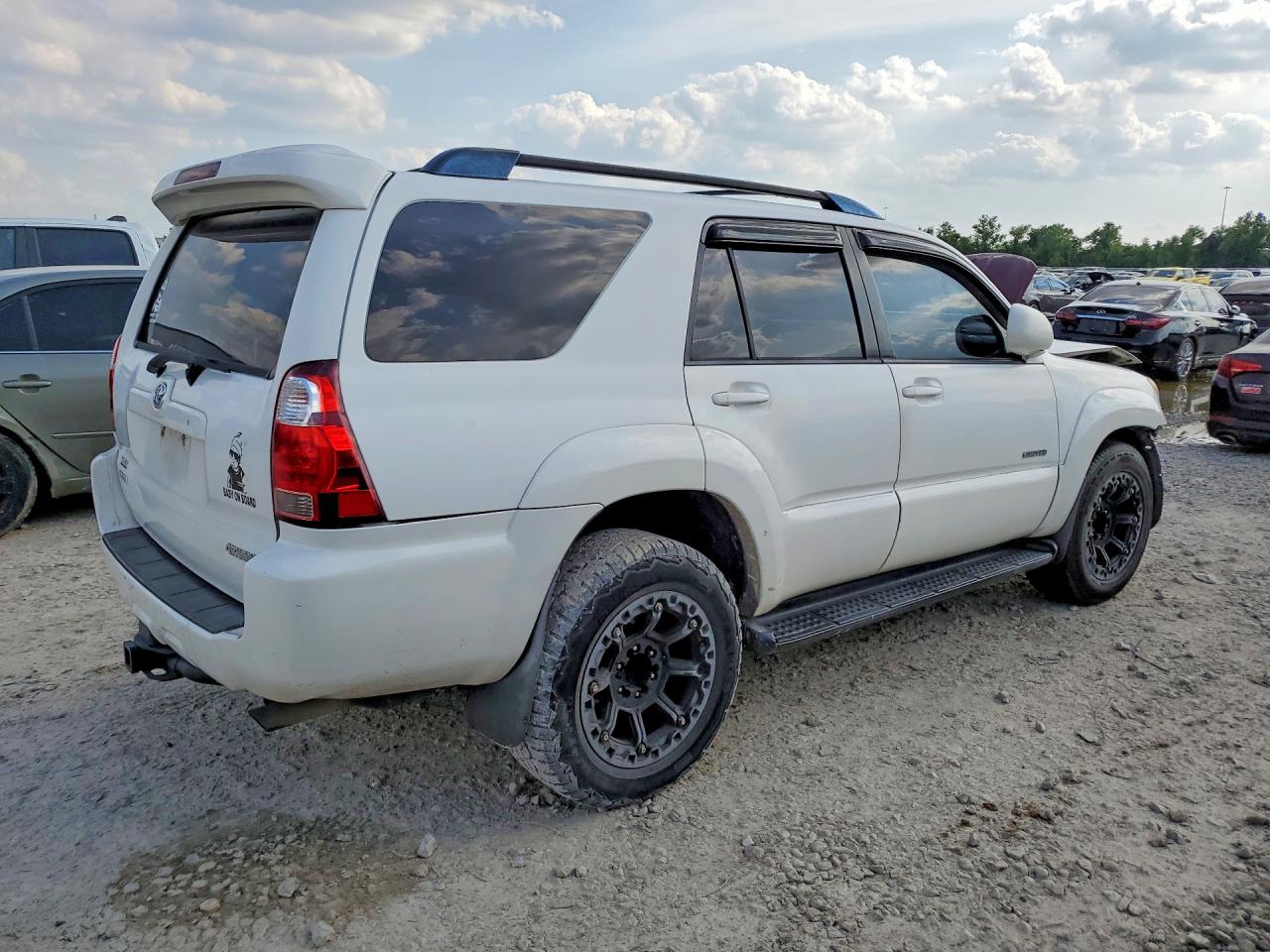2008 Toyota 4runner Limited White vin: JTEZT17R38K001597