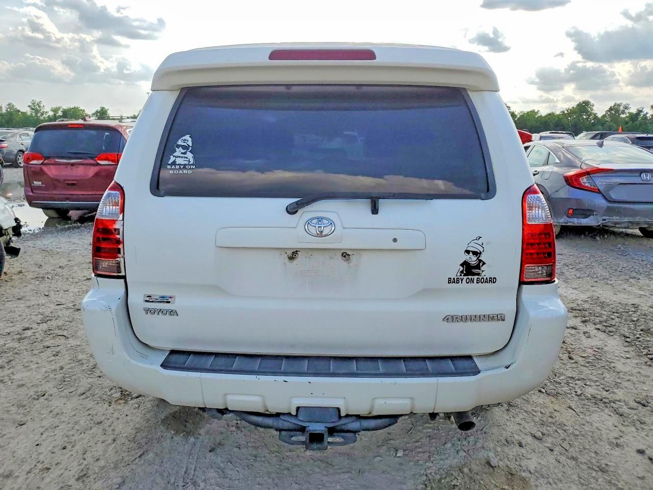 2008 Toyota 4runner Limited White vin: JTEZT17R38K001597