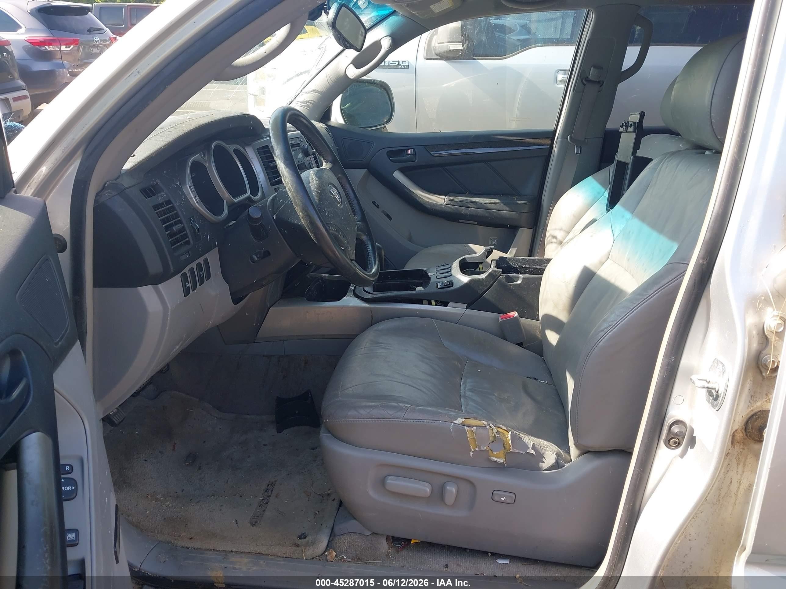 2003 Toyota 4runner Limited V8 Silver vin: JTEZT17R830003799