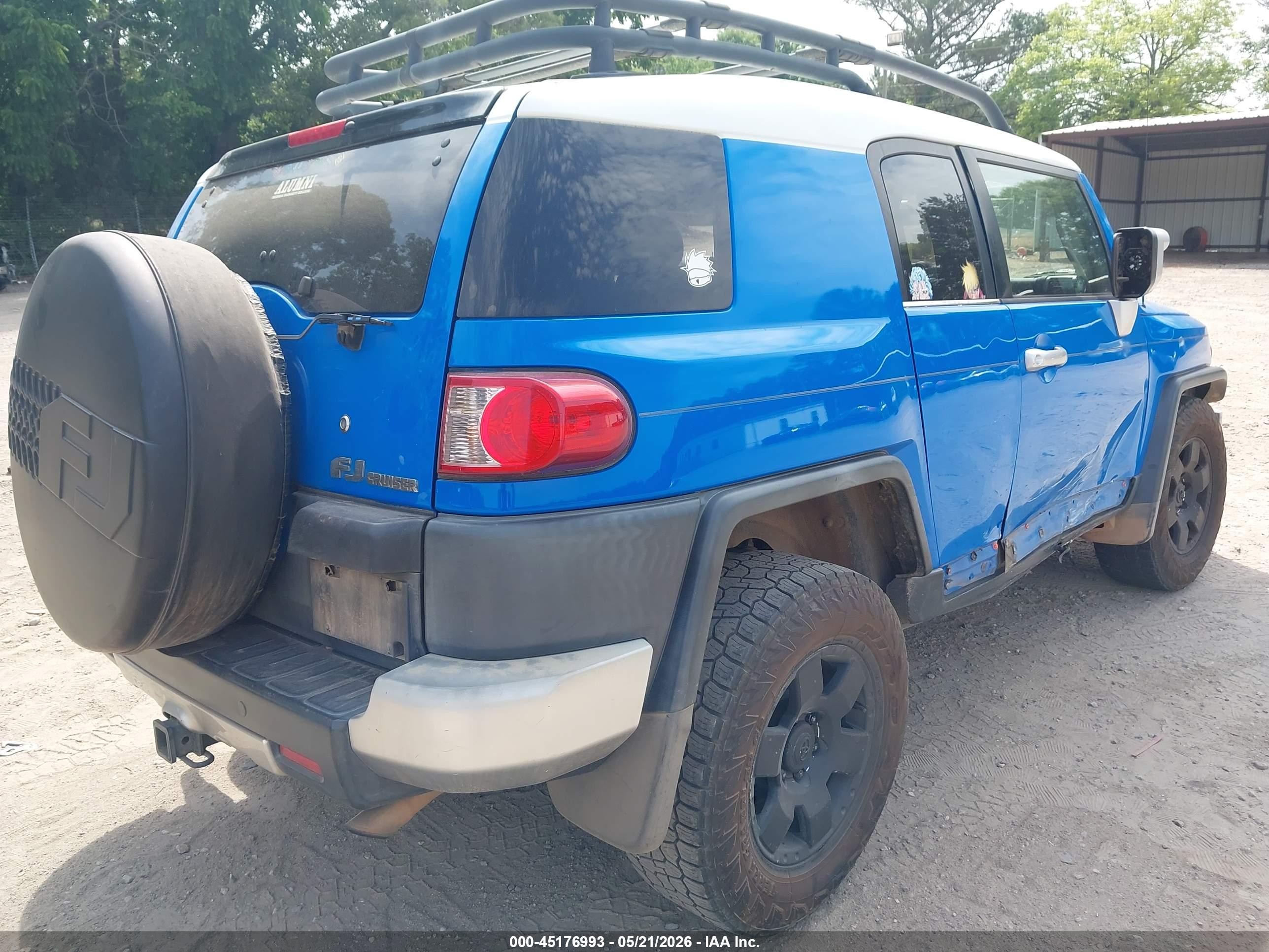 2007 Toyota Fj Cruiser   Blue vin: JTEZU11F070002454