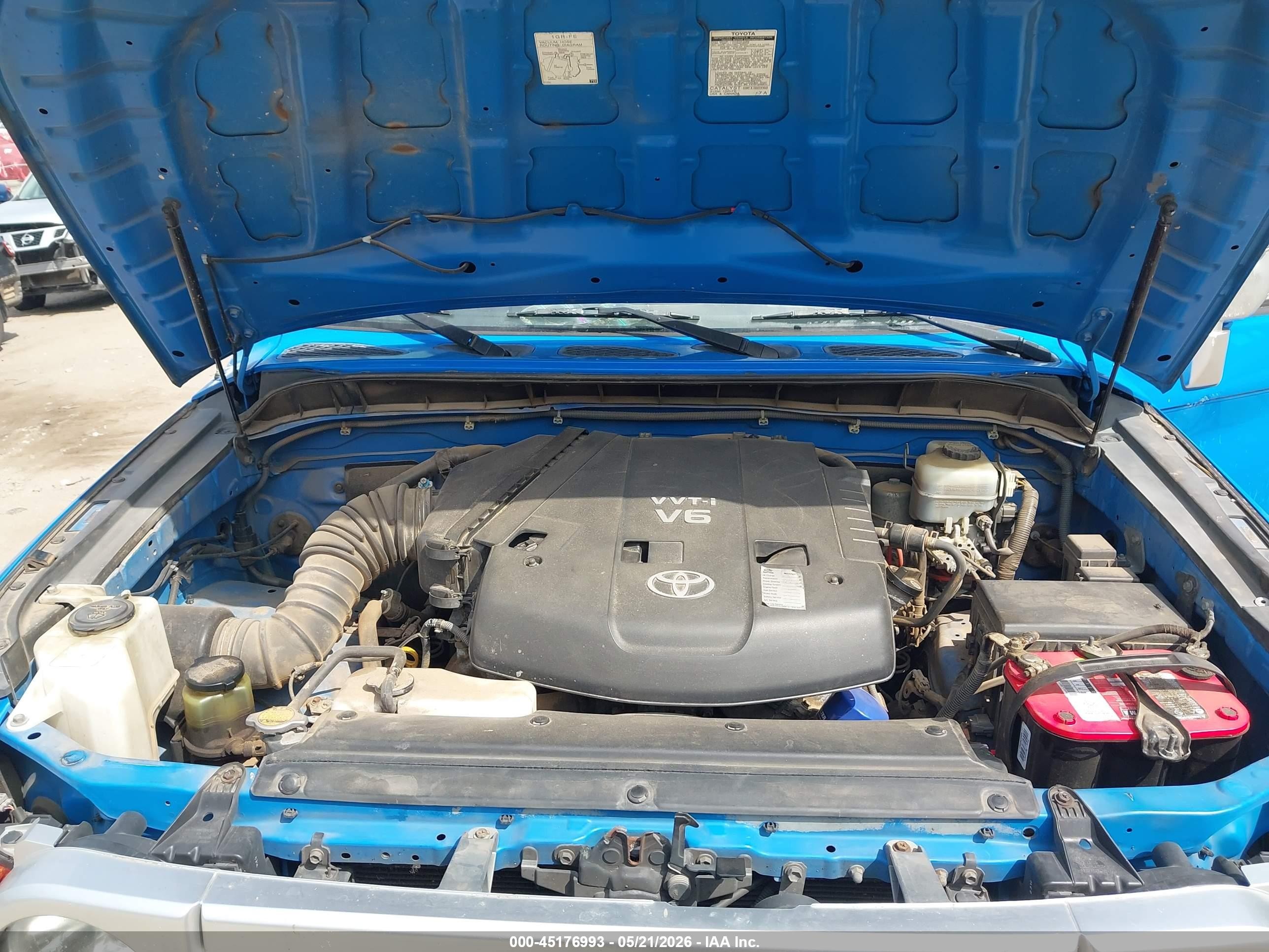 2007 Toyota Fj Cruiser   Blue vin: JTEZU11F070002454