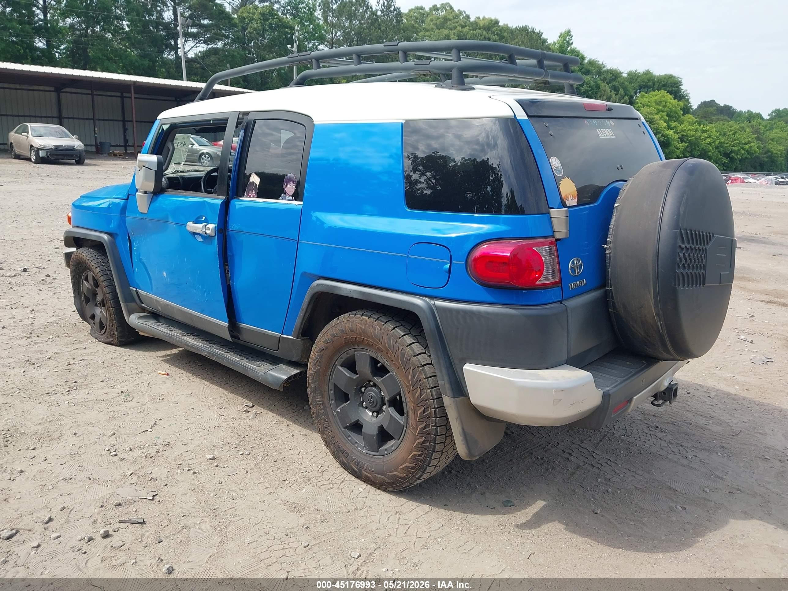 2007 Toyota Fj Cruiser   Blue vin: JTEZU11F070002454