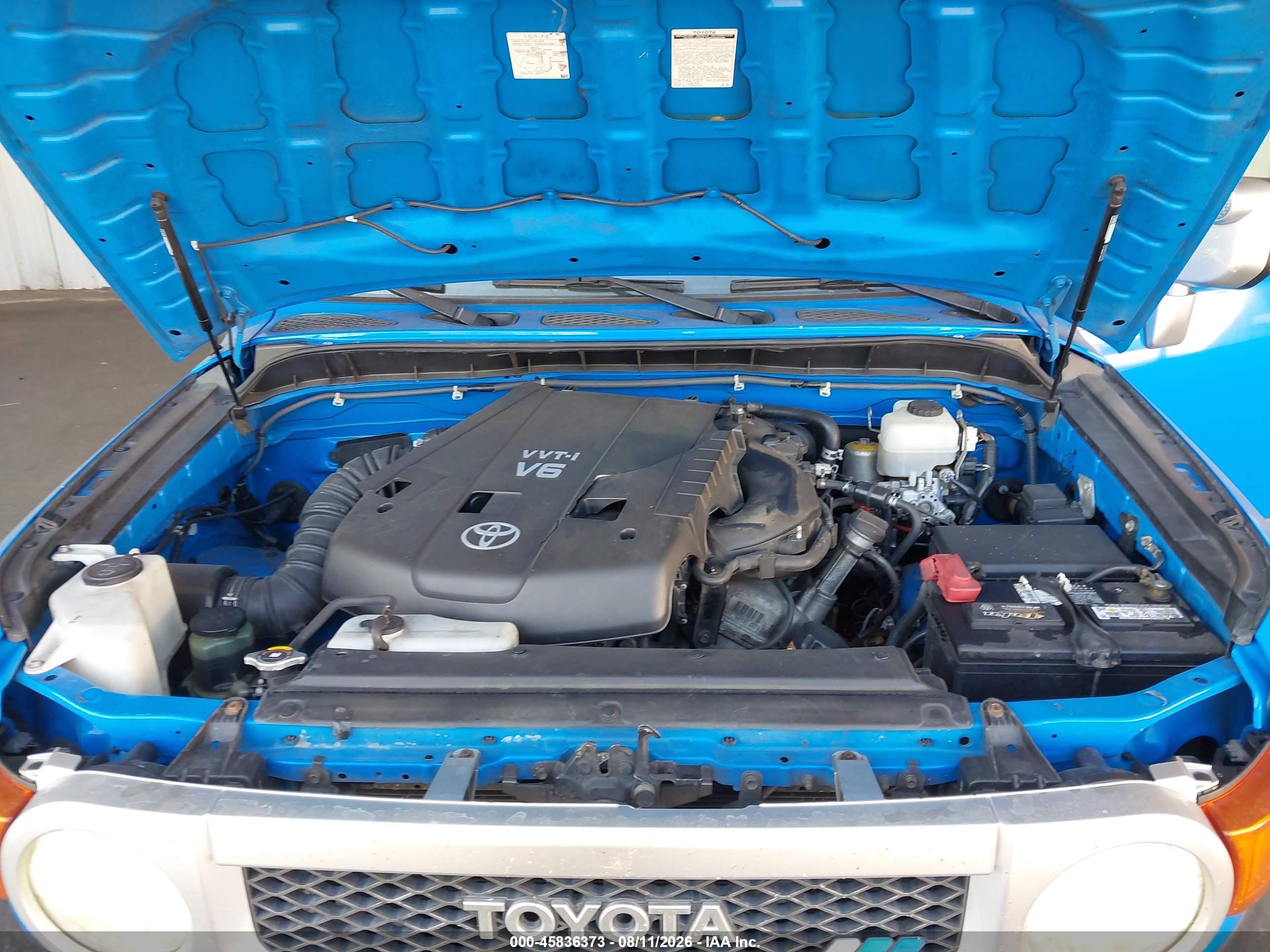 2007 Toyota Fj Cruiser   Blue vin: JTEZU11F070017617