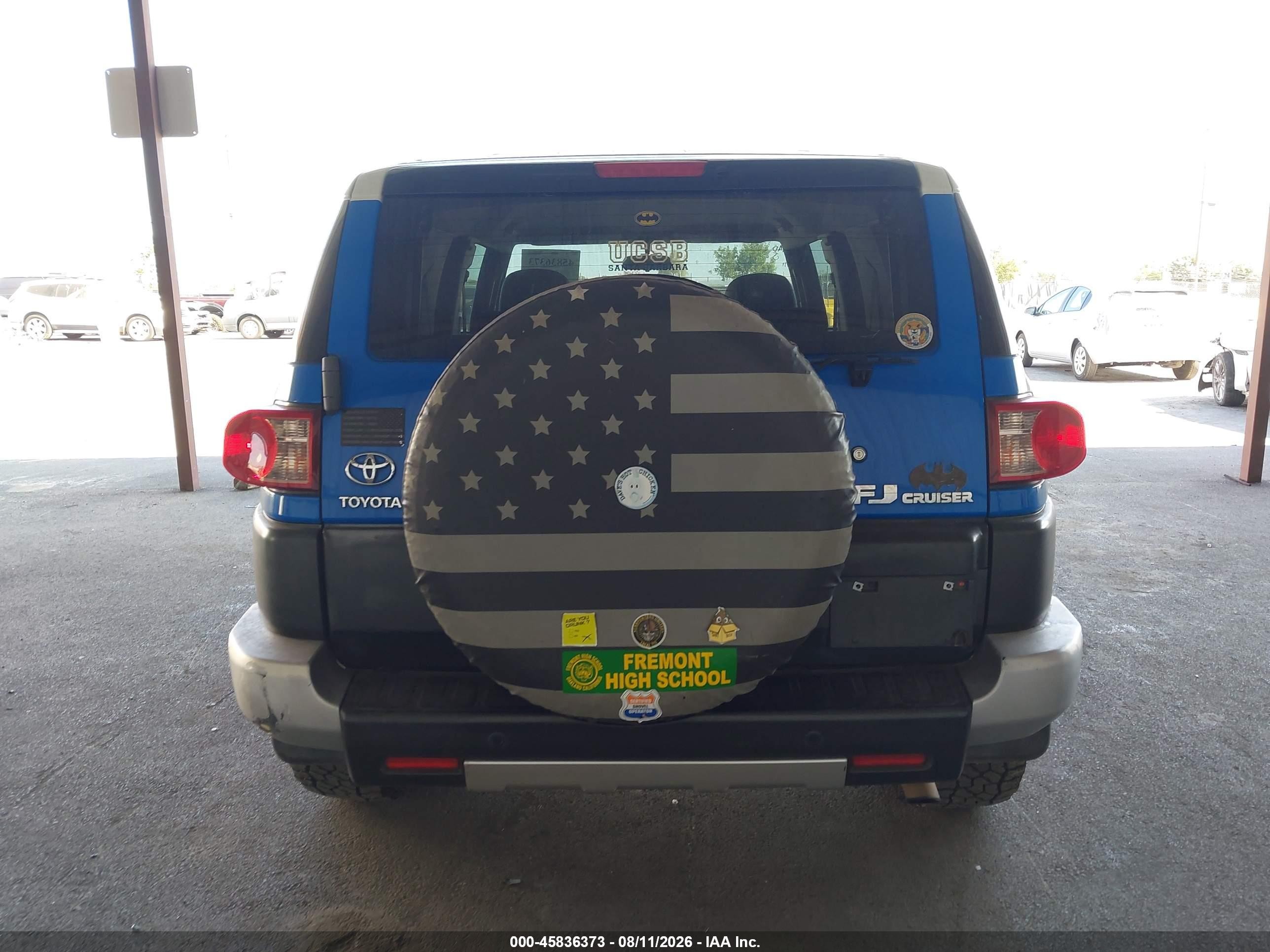 2007 Toyota Fj Cruiser   Blue vin: JTEZU11F070017617