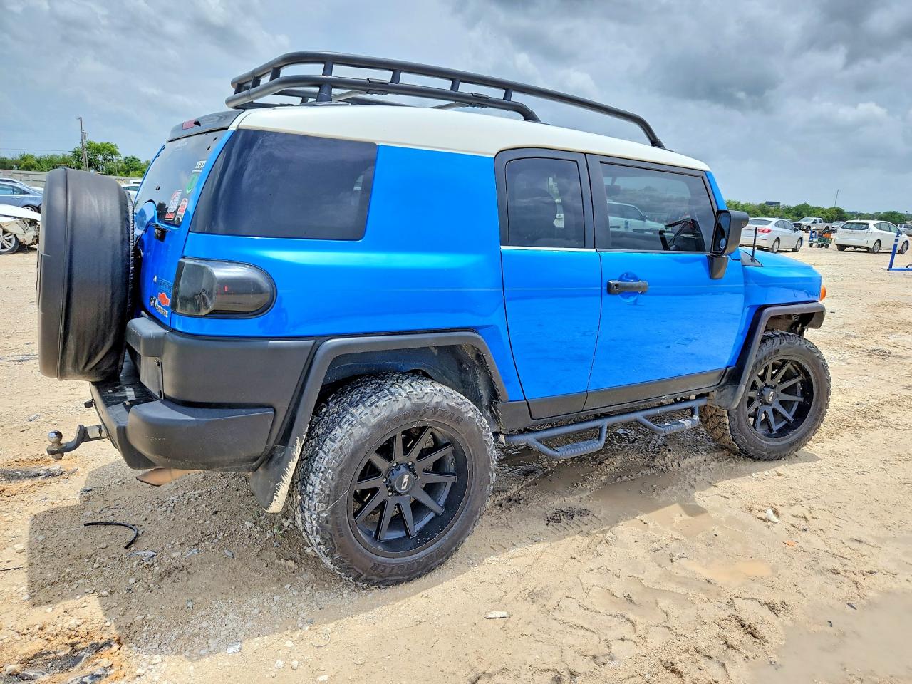 2008 Toyota Fj Cruiser Base Blue vin: JTEZU11F08K004050