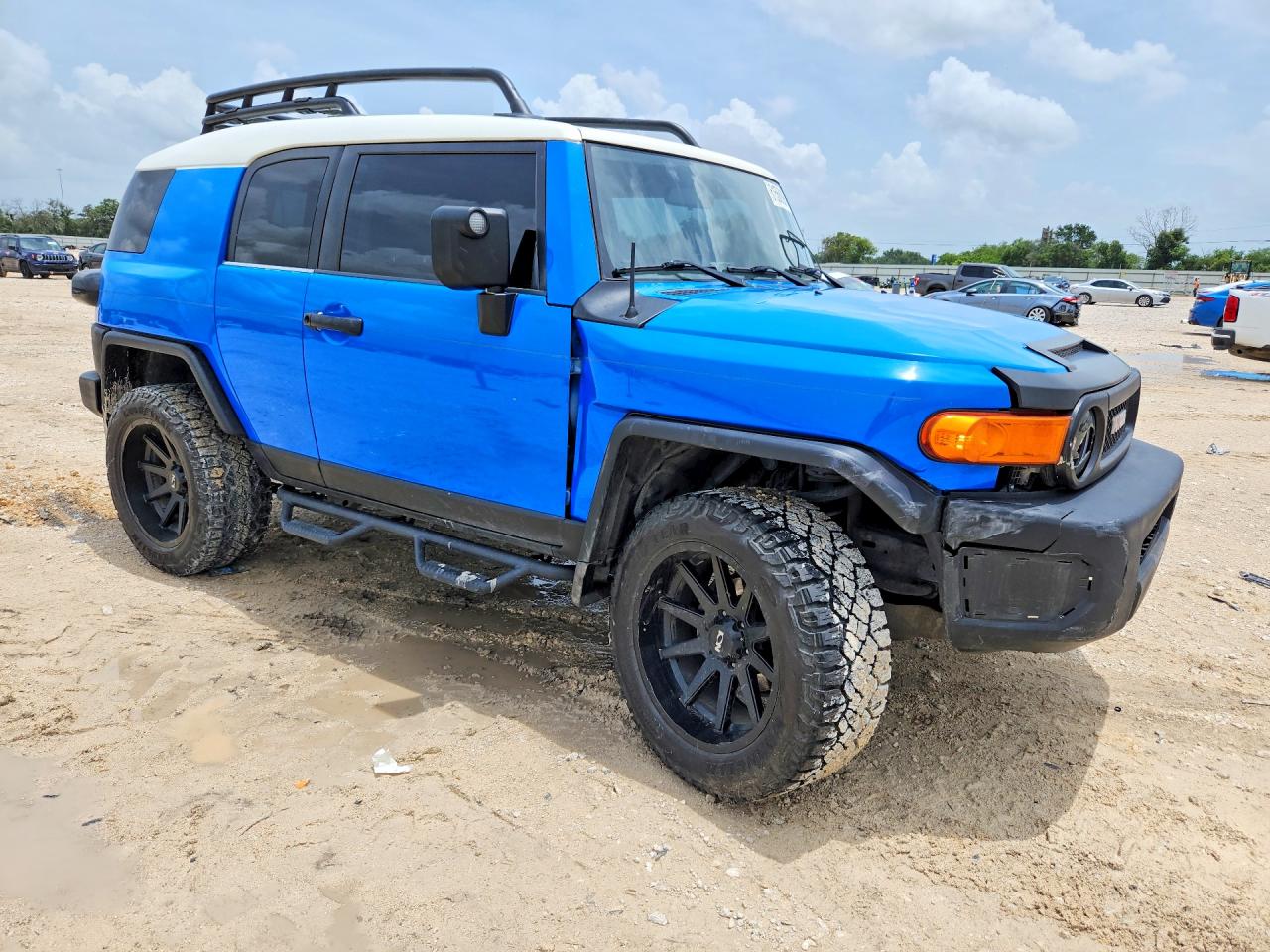 2008 Toyota Fj Cruiser Base Blue vin: JTEZU11F08K004050
