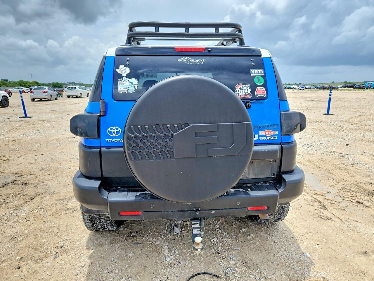 2008 Toyota Fj Cruiser Base Blue vin: JTEZU11F08K004050