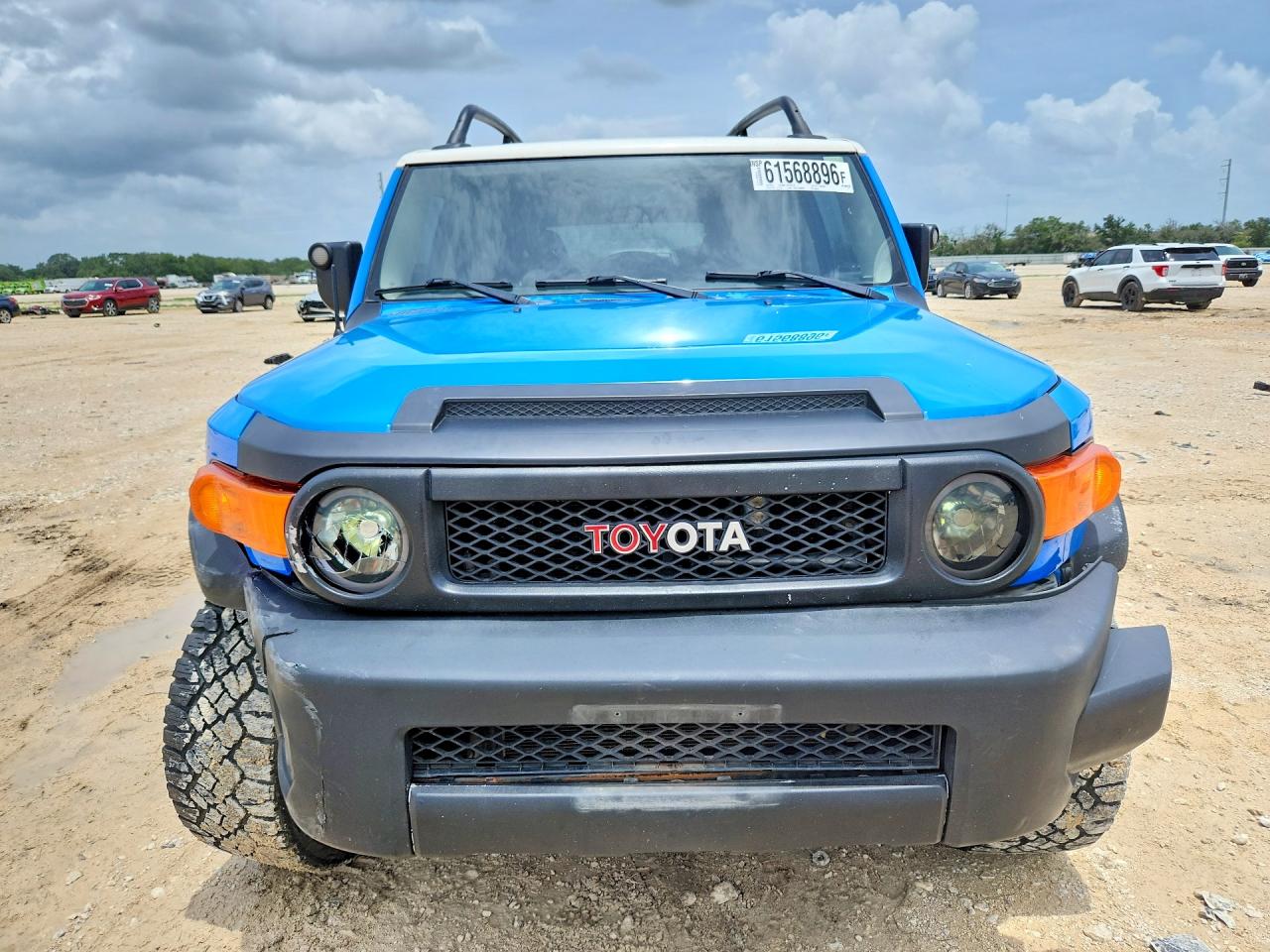 2008 Toyota Fj Cruiser Base Blue vin: JTEZU11F08K004050