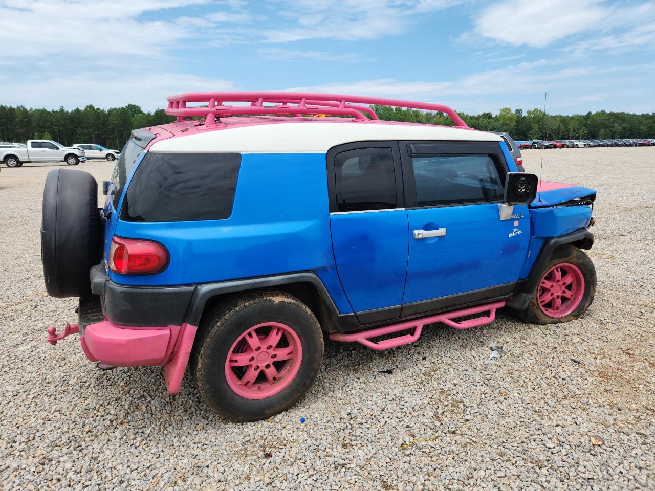 2007 Toyota Fj Cruiser Base Синий vin: JTEZU11F370005641
