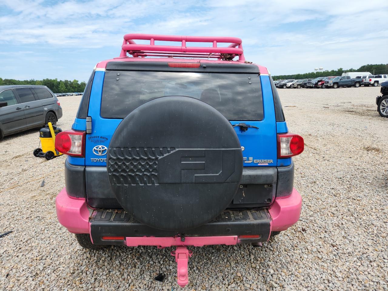 2007 Toyota Fj Cruiser Base Синий vin: JTEZU11F370005641