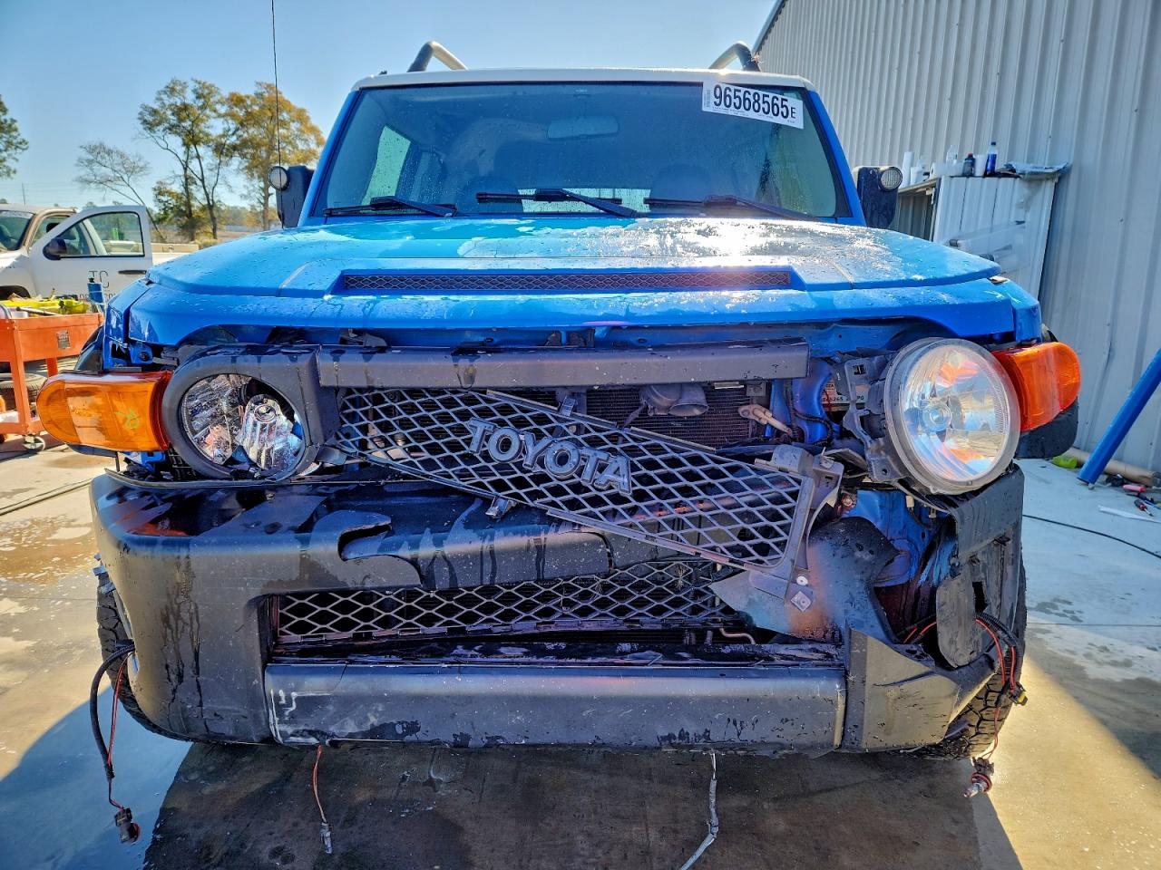 2007 Toyota Fj Cruiser Синий vin: JTEZU11F470007480