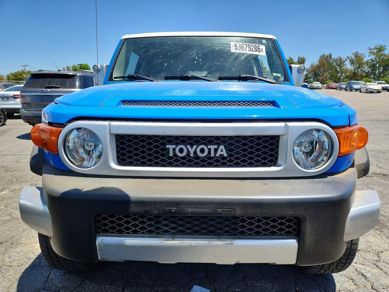 2007 Toyota Fj Cruiser Base Blue vin: JTEZU11F470015420