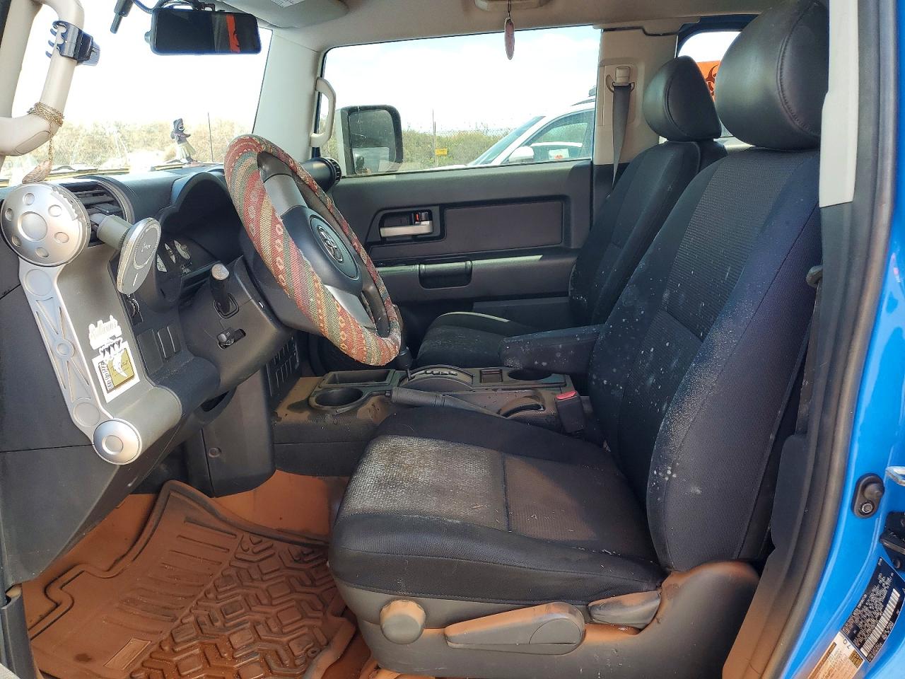 2007 Toyota Fj Cruiser Base Blue vin: JTEZU11F570007133