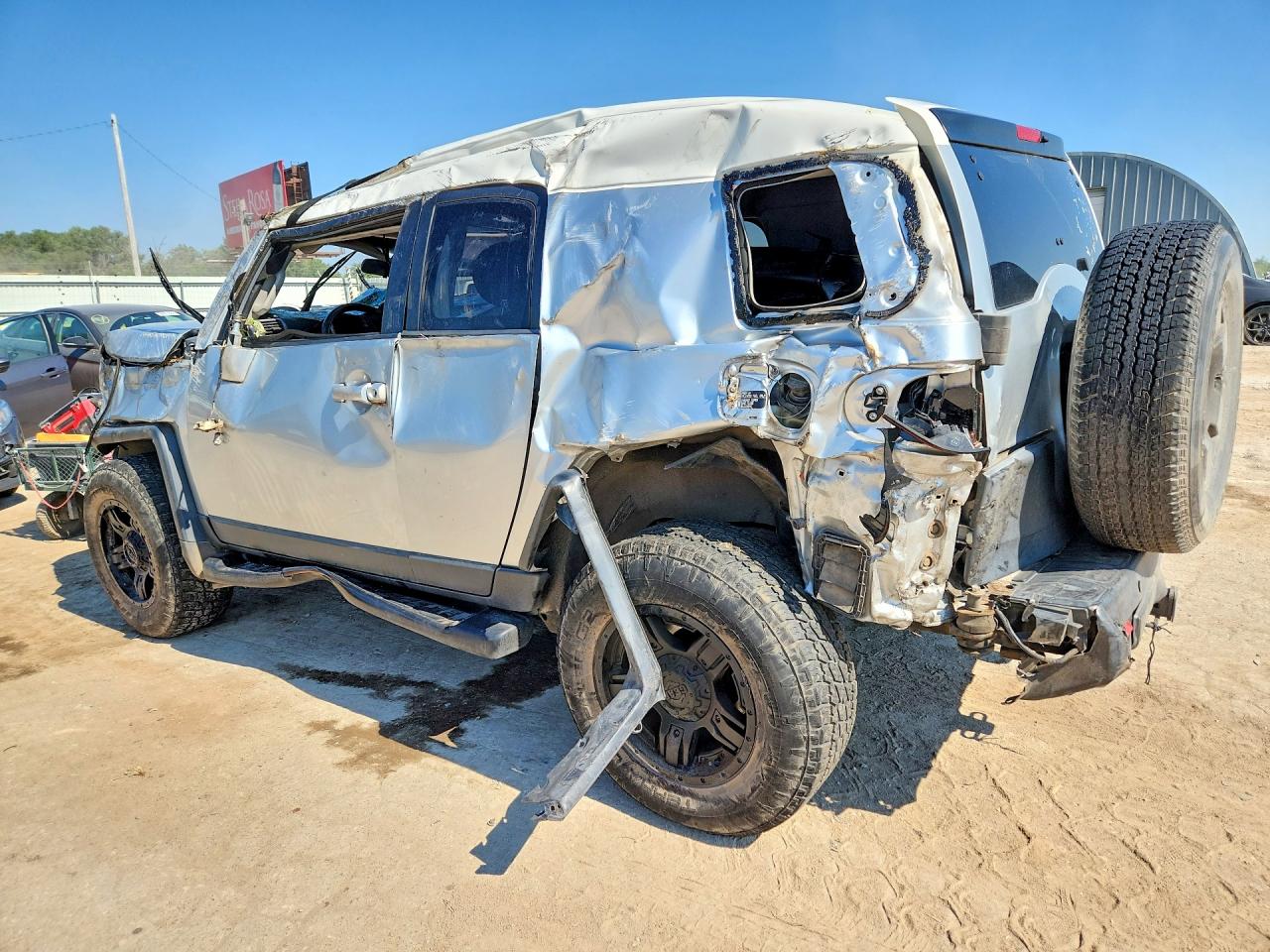 2007 Toyota Fj Cruiser Base Silver vin: JTEZU11F570011702