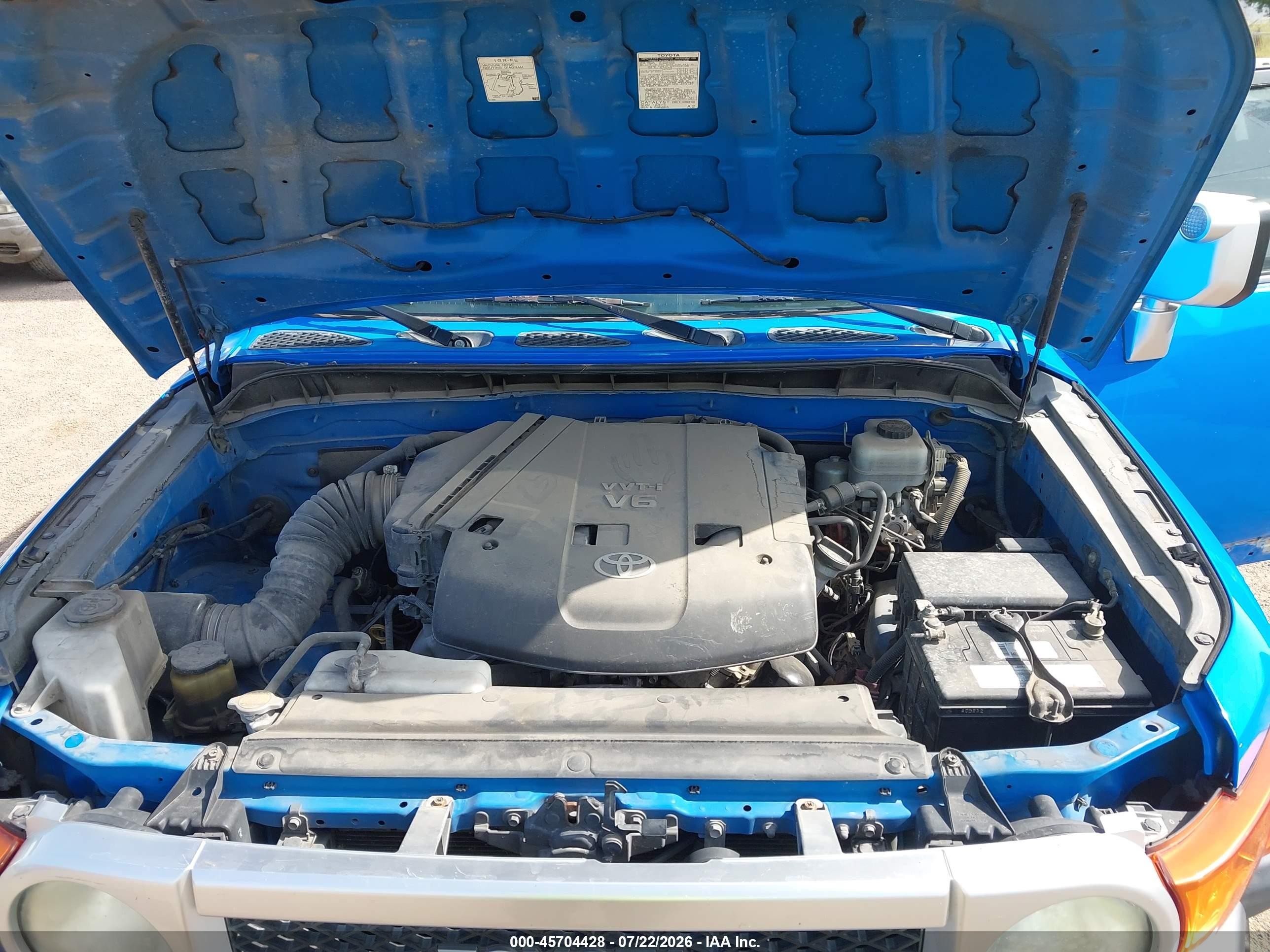 2007 Toyota Fj Cruiser   Blue vin: JTEZU11F570018178
