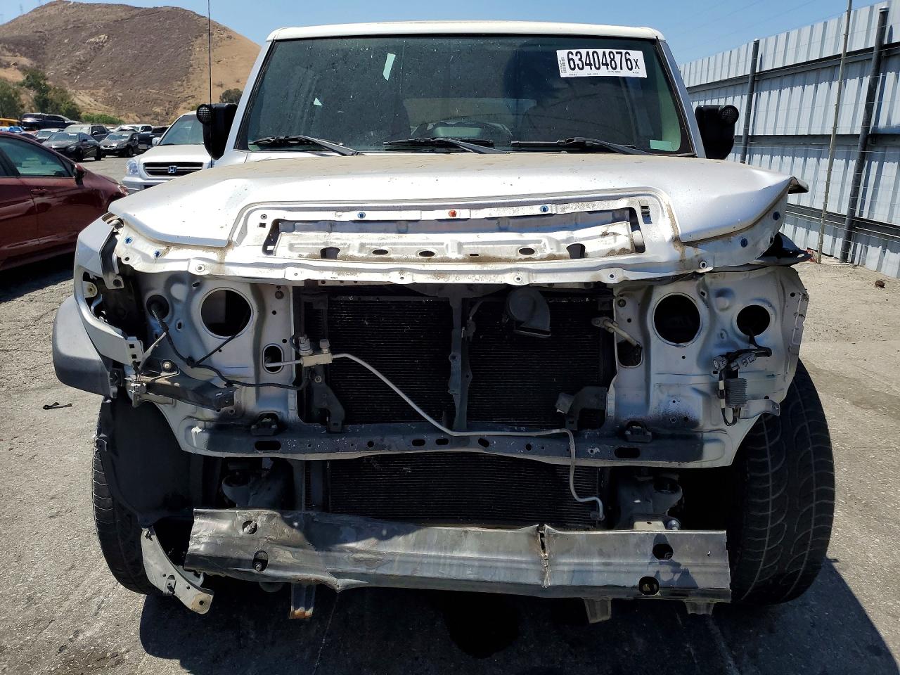 2007 Toyota Fj Cruiser Base Silver vin: JTEZU11F770012401