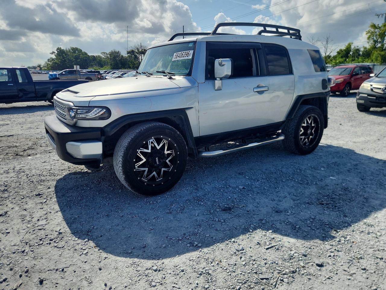 2007 Toyota Fj Cruiser Base Gray vin: JTEZU11F770014150