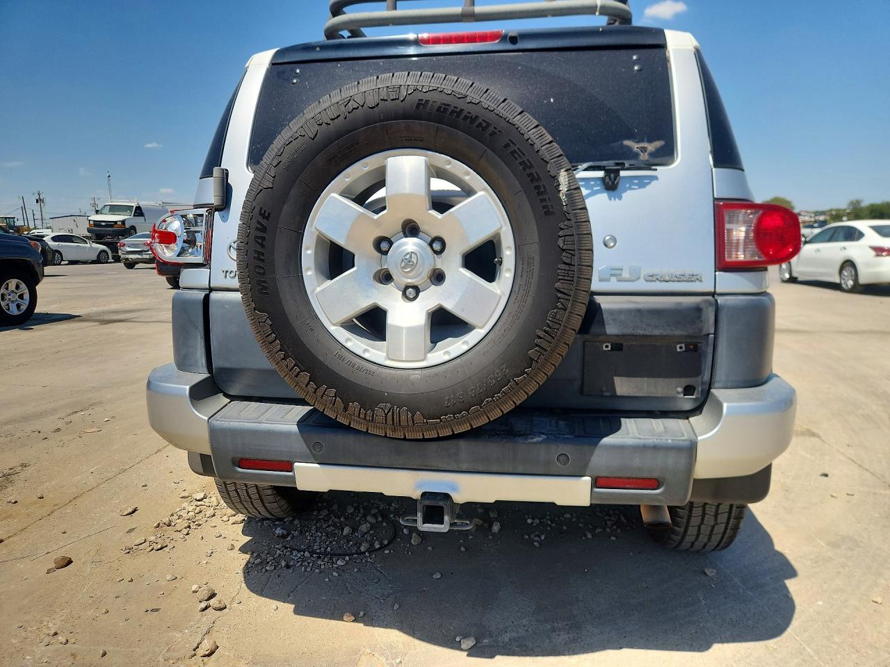 2007 Toyota Fj Cruiser Base Silver vin: JTEZU11F870015159