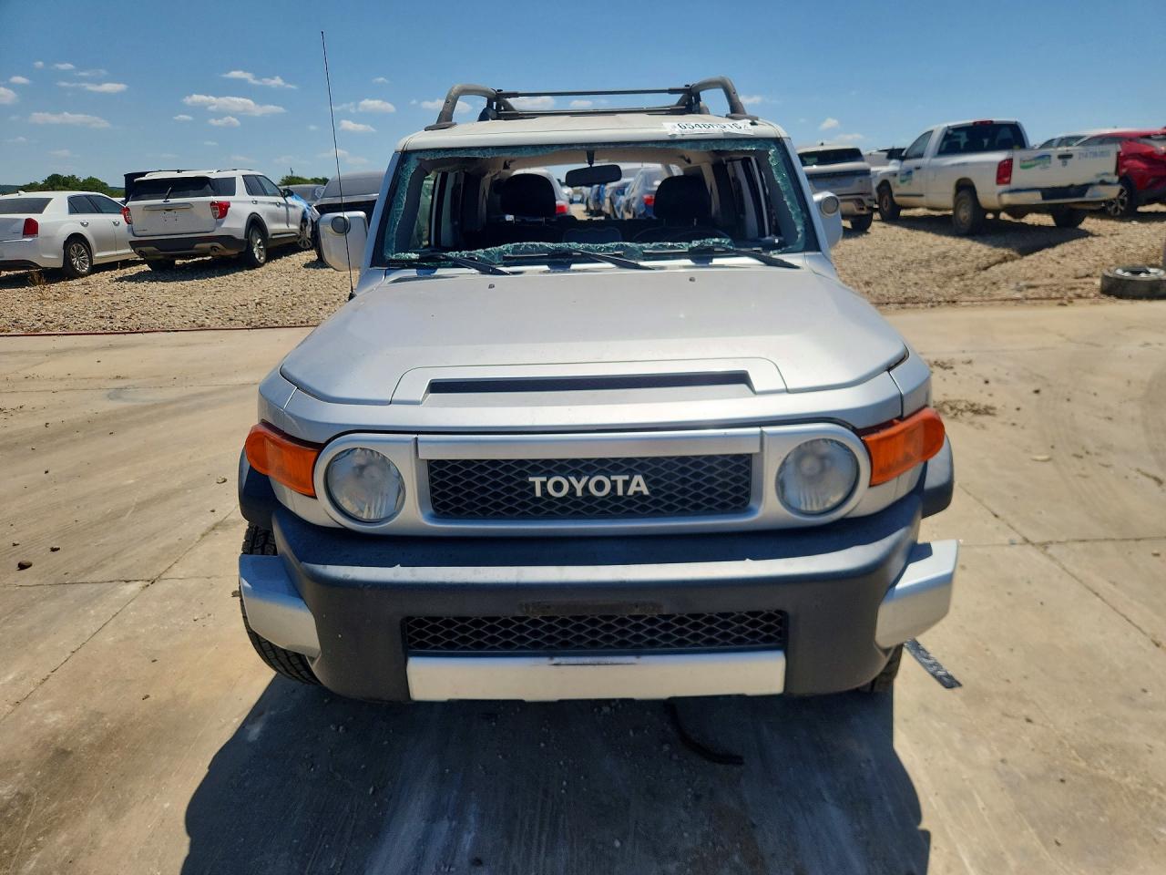 2007 Toyota Fj Cruiser Base Silver vin: JTEZU11F870015159