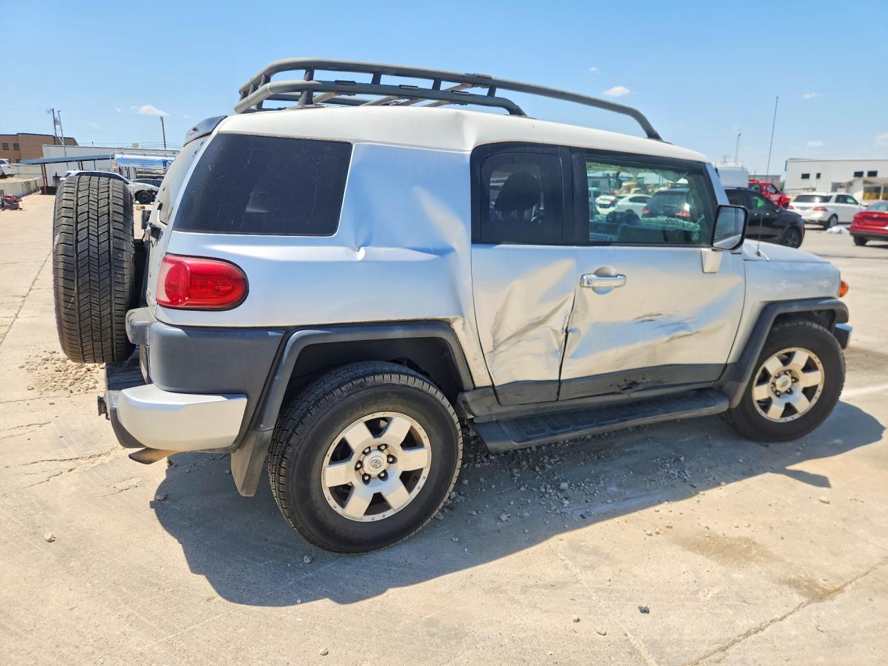 2007 Toyota Fj Cruiser Base Silver vin: JTEZU11F870015159