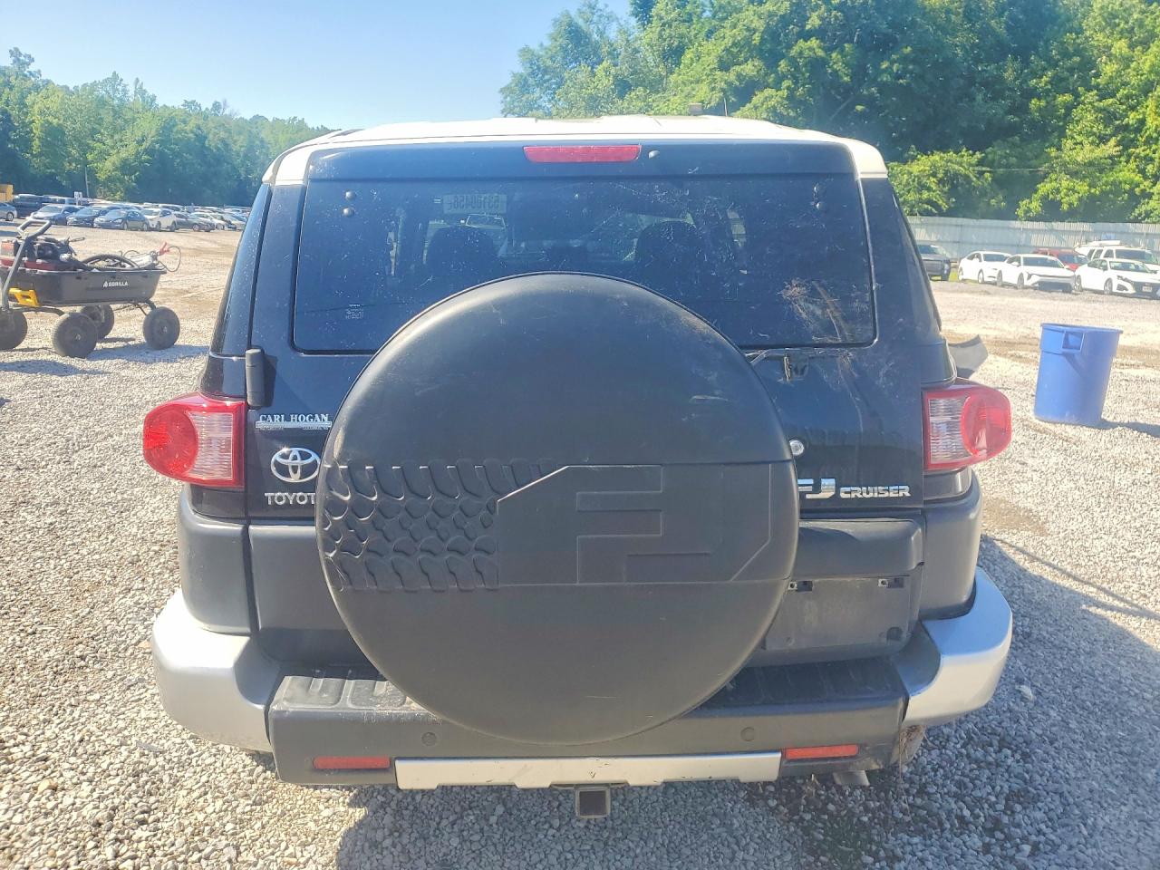2008 Toyota Fj Cruiser Base Черный vin: JTEZU11F880019178