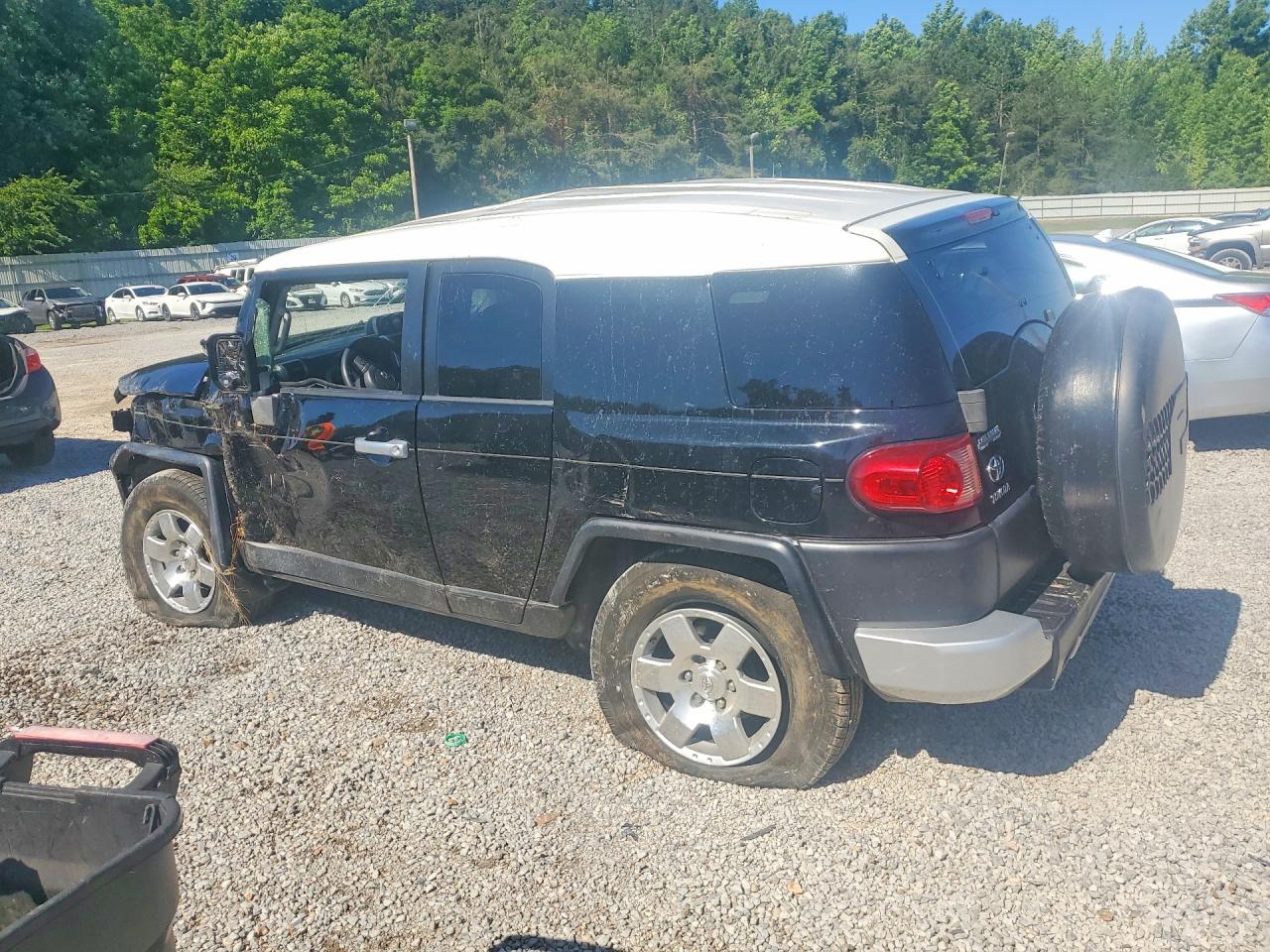 2008 Toyota Fj Cruiser Base Черный vin: JTEZU11F880019178