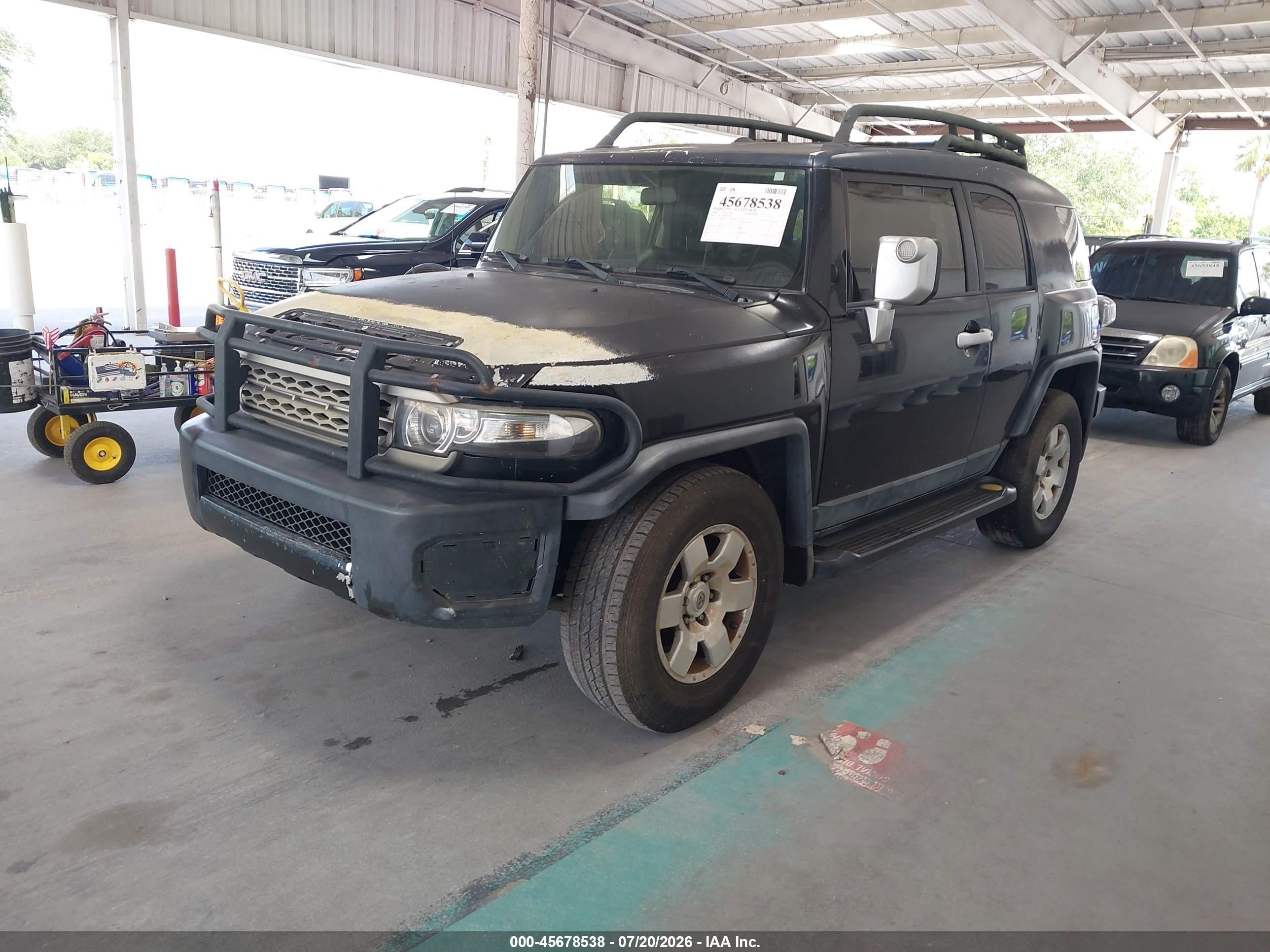 2008 Toyota Fj Cruiser   Black vin: JTEZU11F880019360