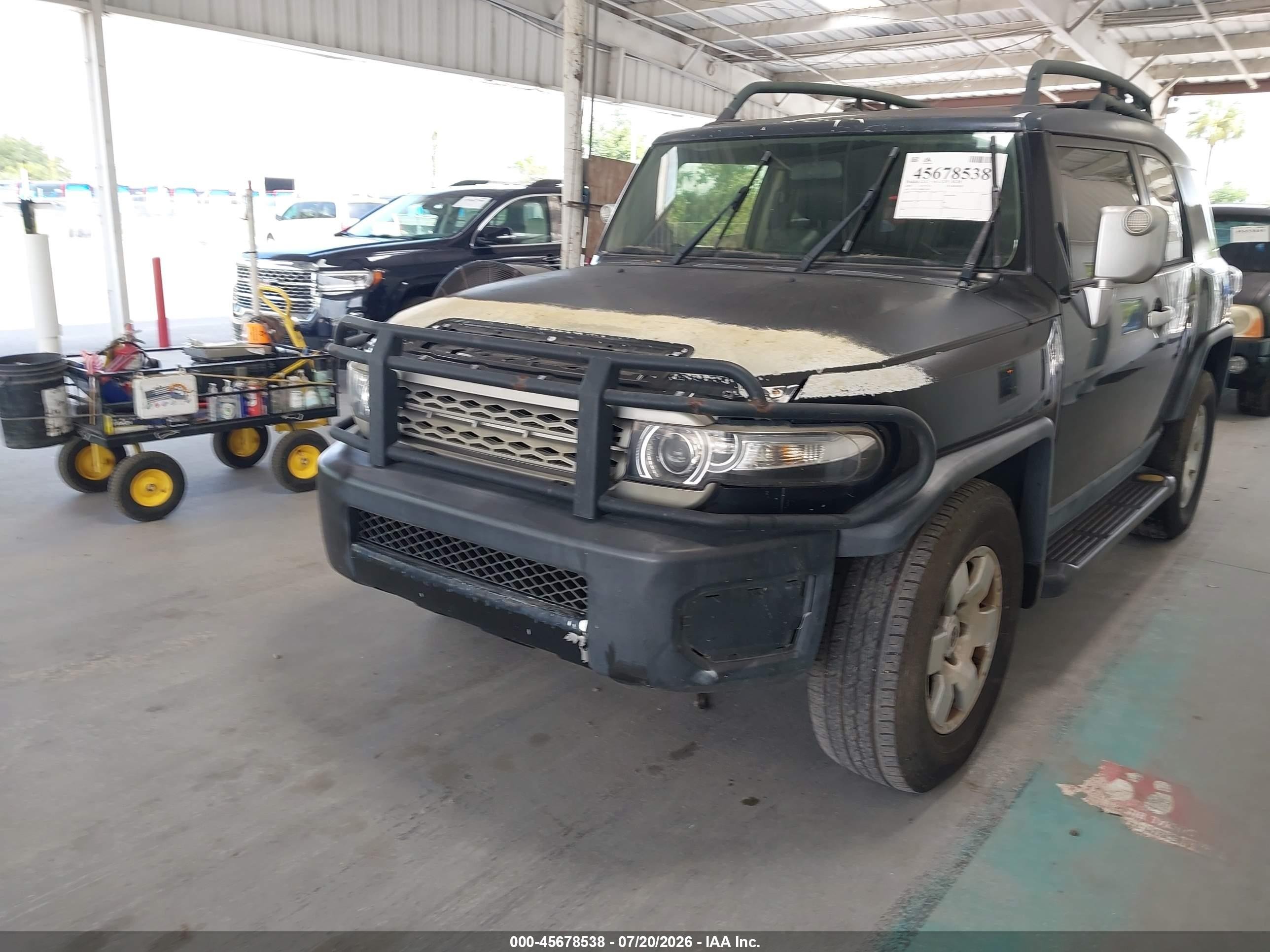 2008 Toyota Fj Cruiser   Black vin: JTEZU11F880019360