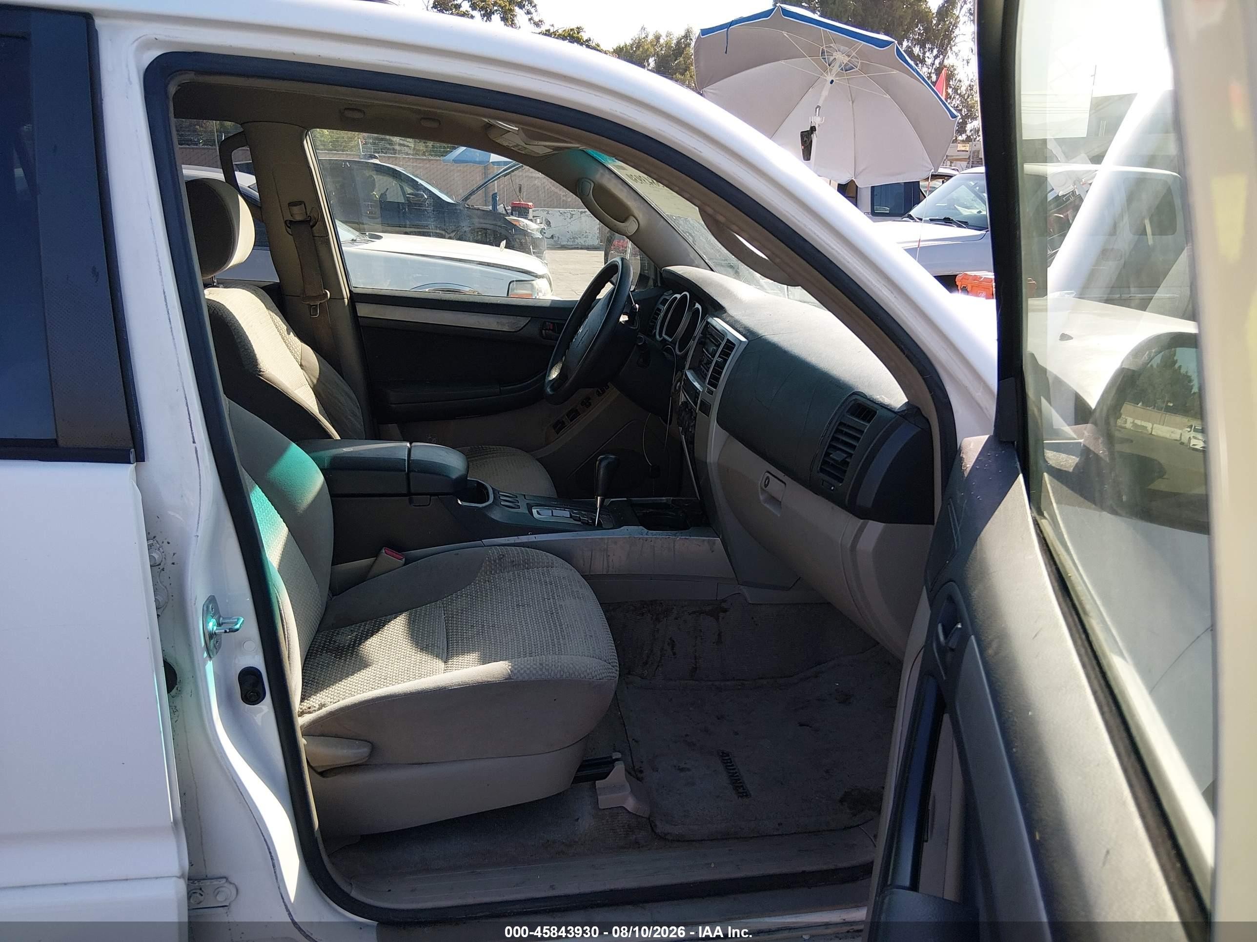 2004 Toyota 4runner Sr5 V6 Белый vin: JTEZU14R040041126