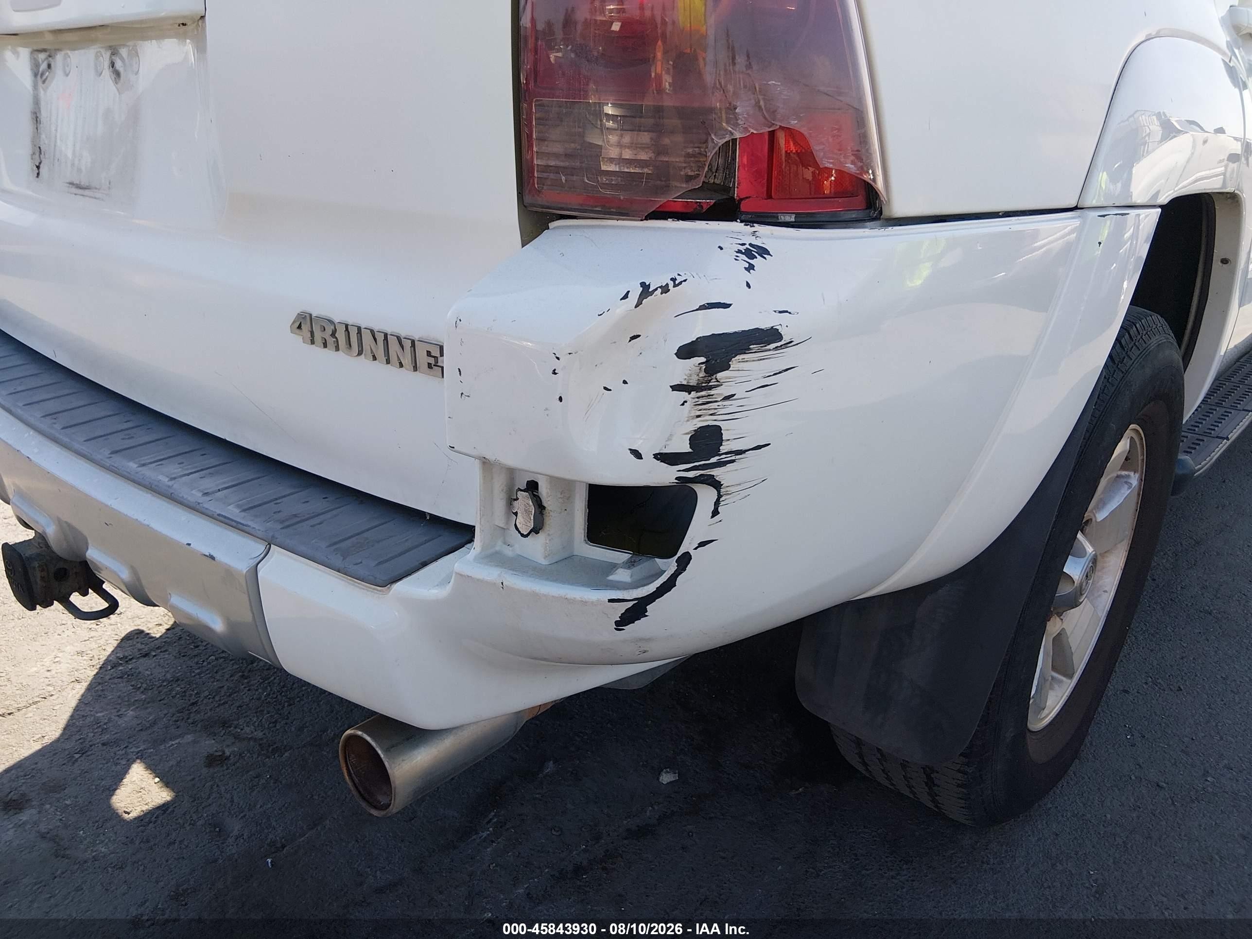 2004 Toyota 4runner Sr5 V6 Белый vin: JTEZU14R040041126