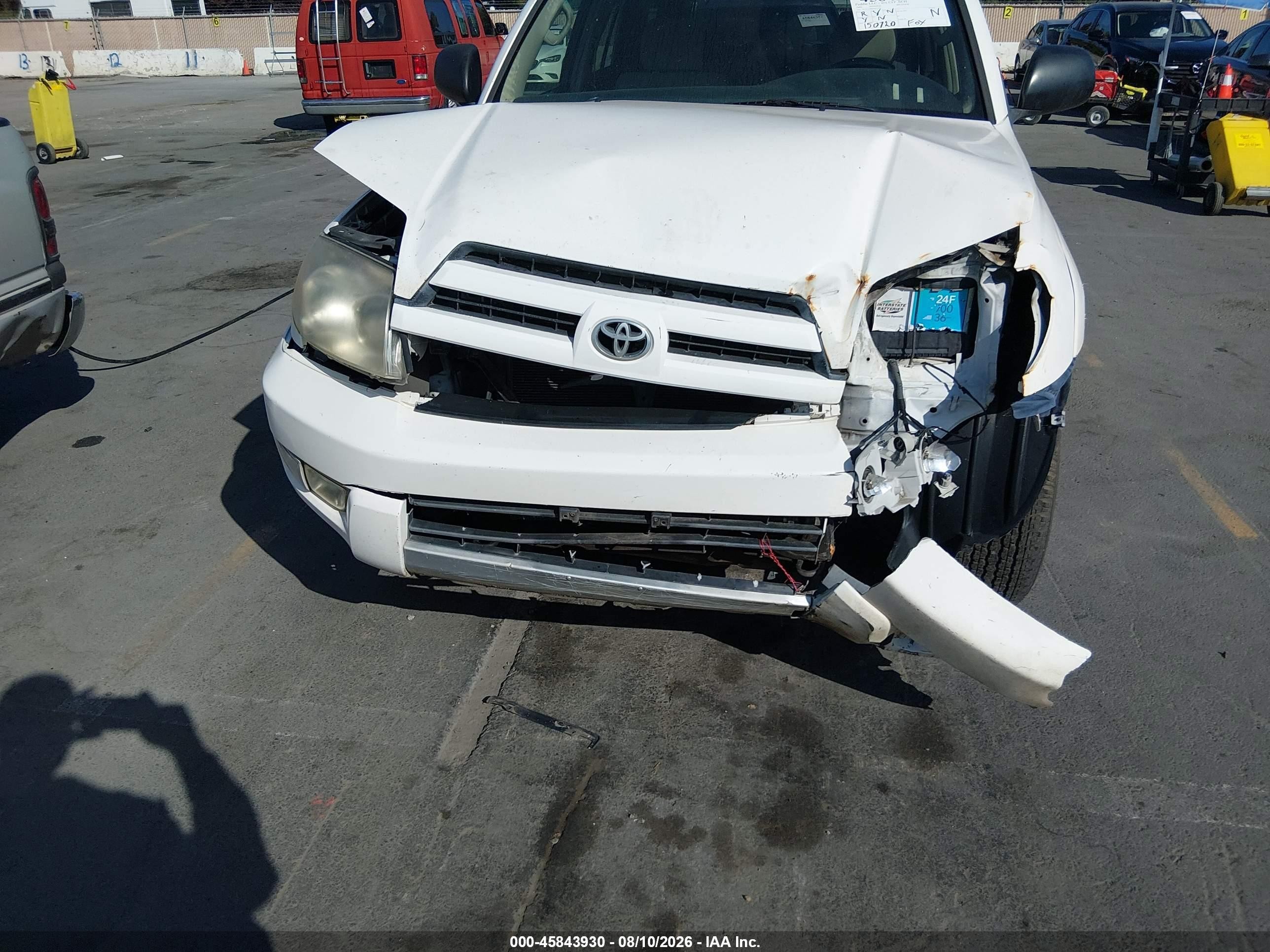 2004 Toyota 4runner Sr5 V6 Белый vin: JTEZU14R040041126