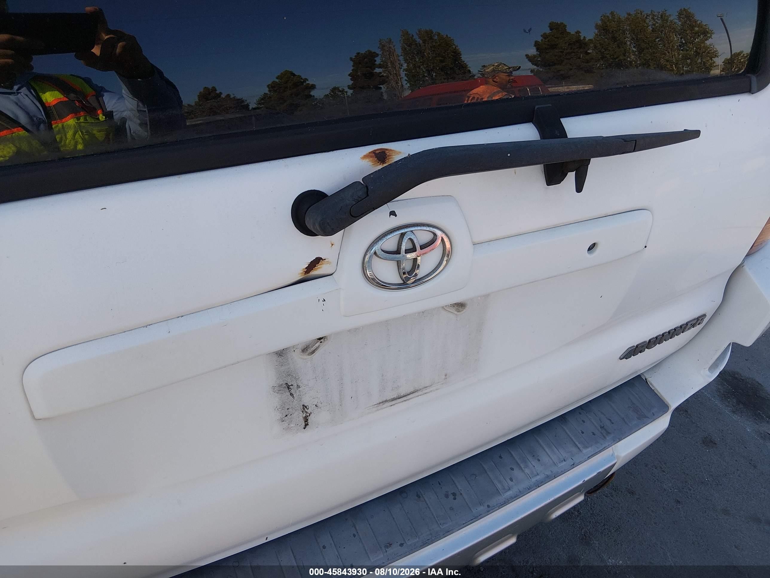 2004 Toyota 4runner Sr5 V6 Белый vin: JTEZU14R040041126