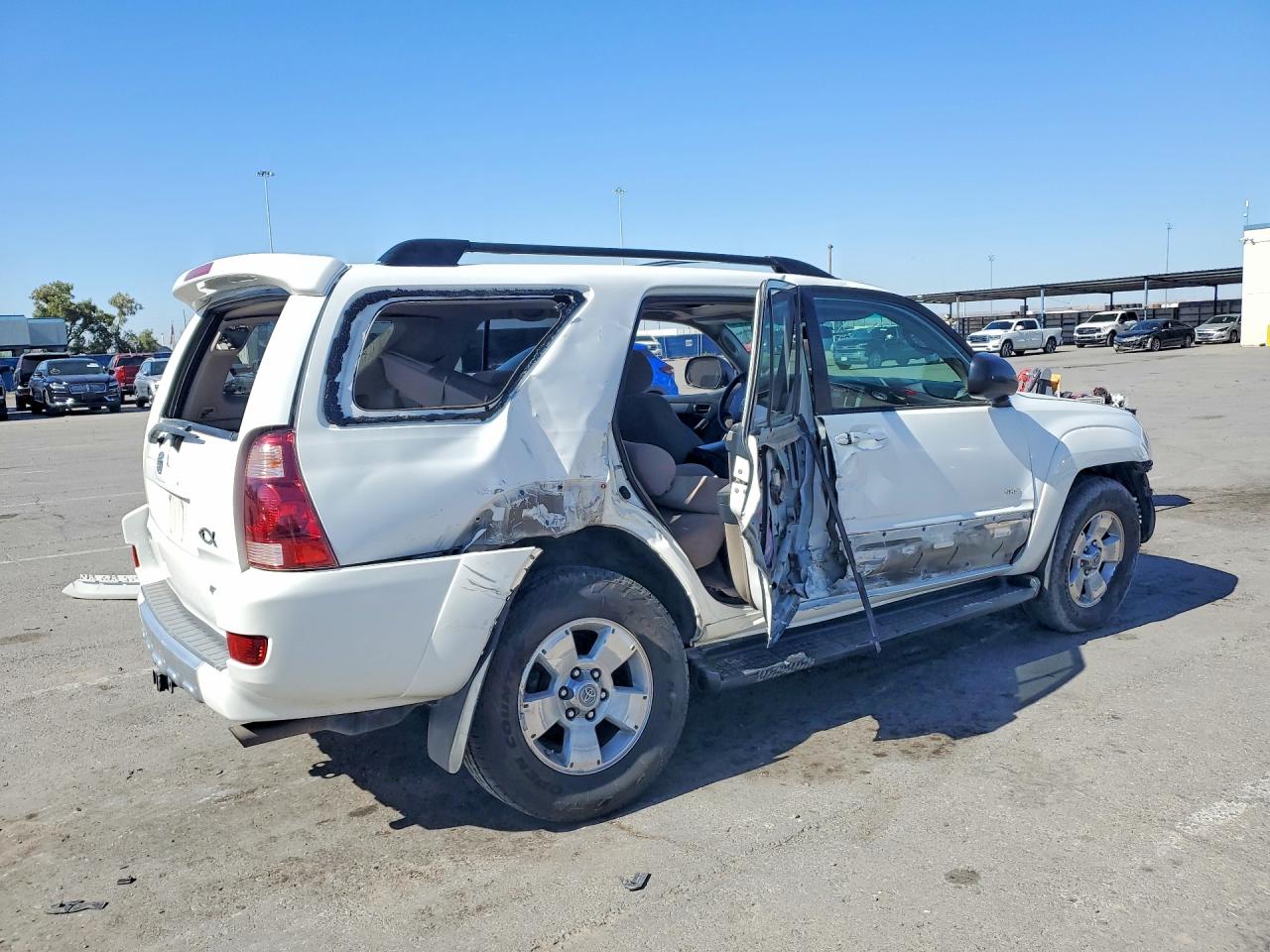 2004 Toyota 4runner Sr5 White vin: JTEZU14R048014493