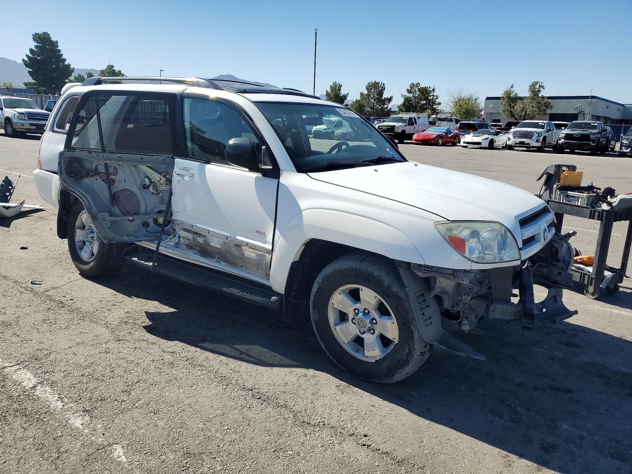2004 Toyota 4runner Sr5 White vin: JTEZU14R048014493