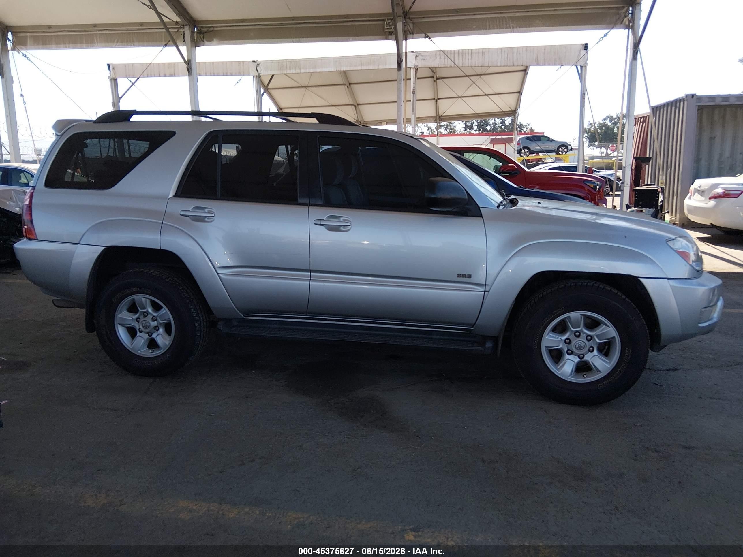 2005 Toyota 4runner Sr5 V6 Silver vin: JTEZU14R050054895