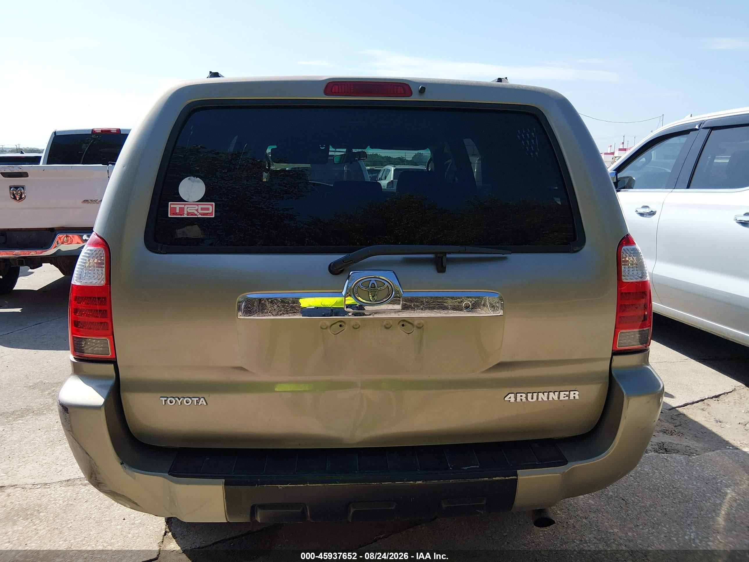 2006 Toyota 4runner Sr5 V6 Золотой vin: JTEZU14R060083007