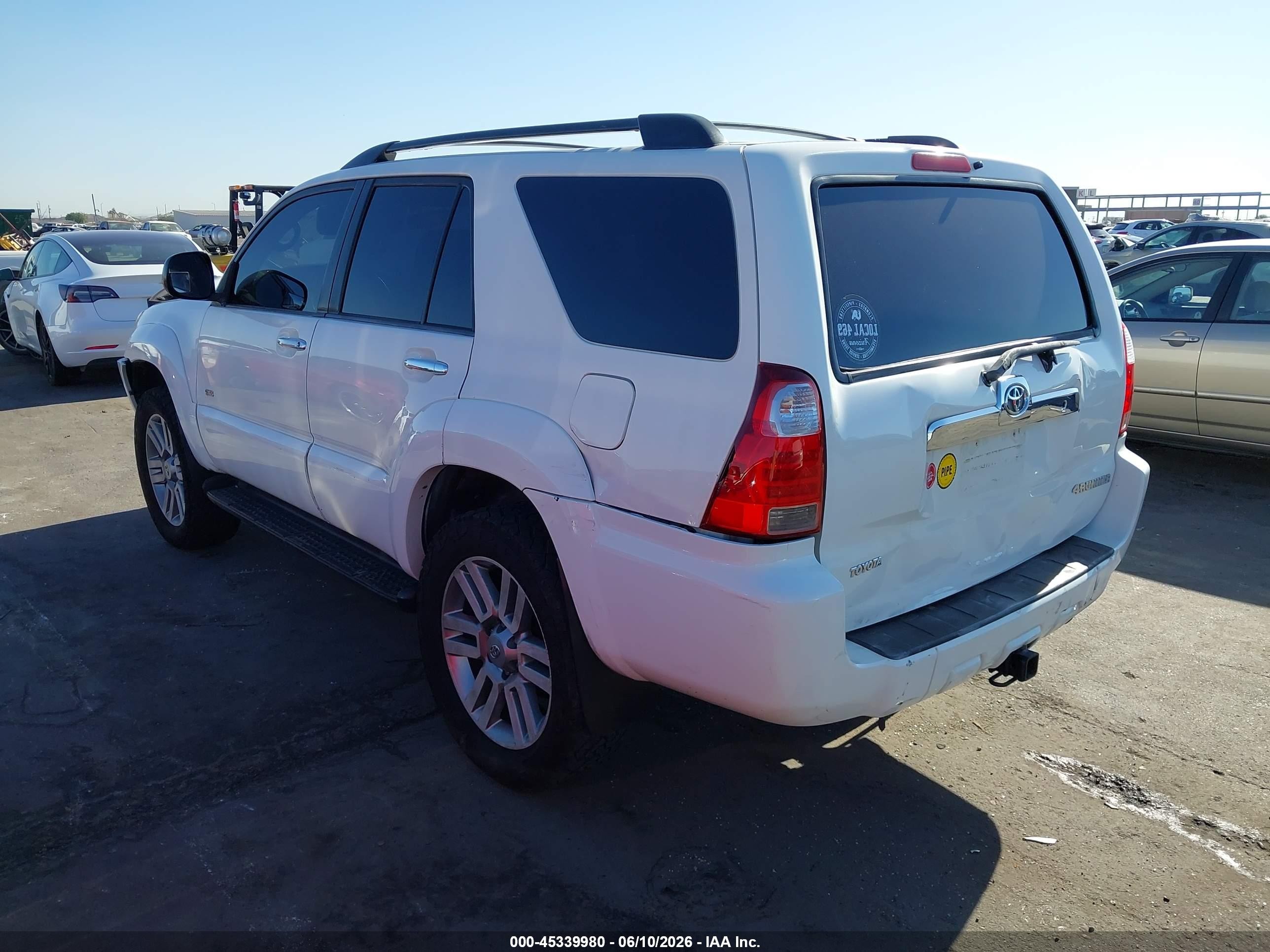 2007 Toyota 4runner Sr5 V6 White vin: JTEZU14R070084563