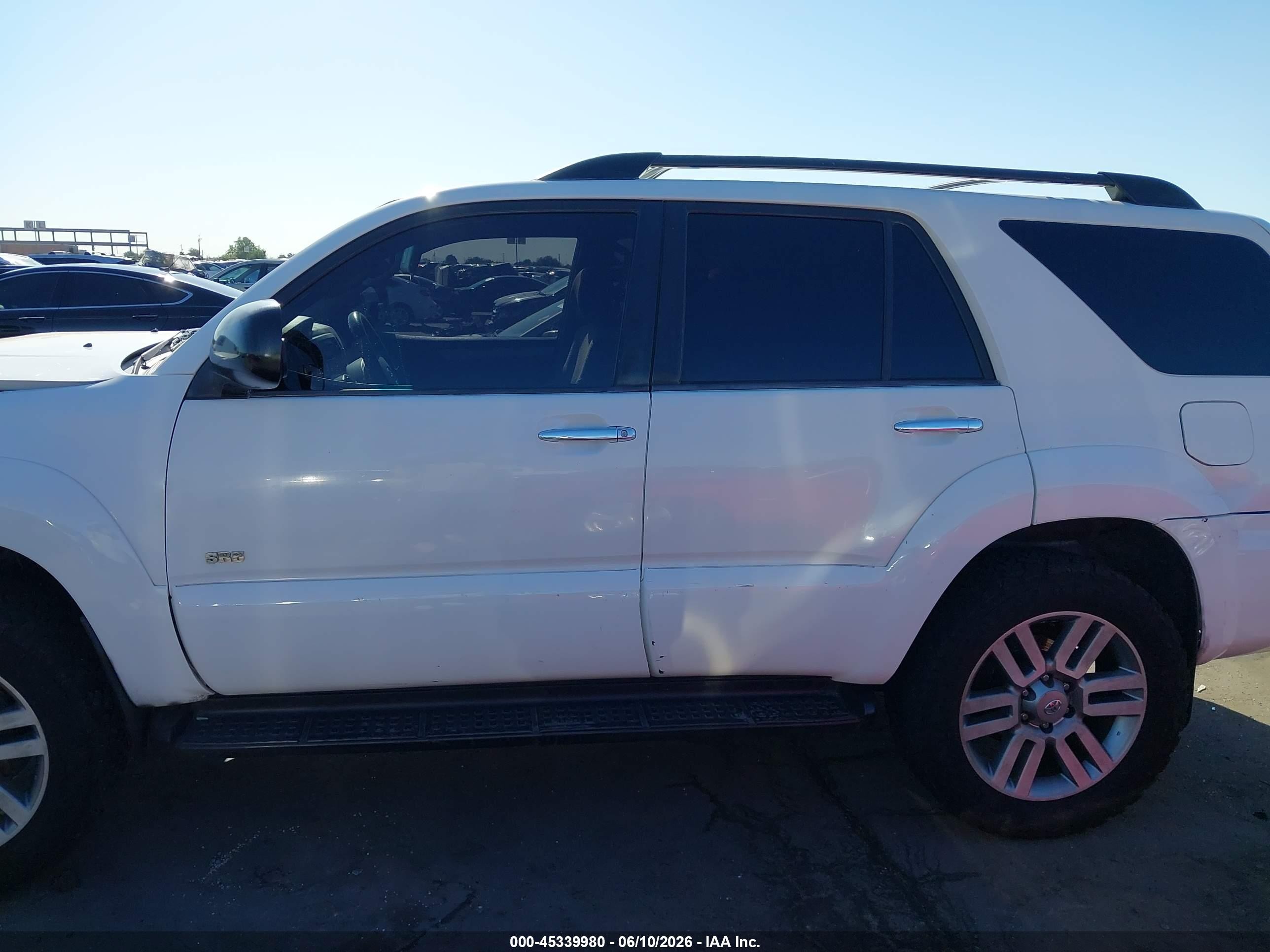 2007 Toyota 4runner Sr5 V6 White vin: JTEZU14R070084563