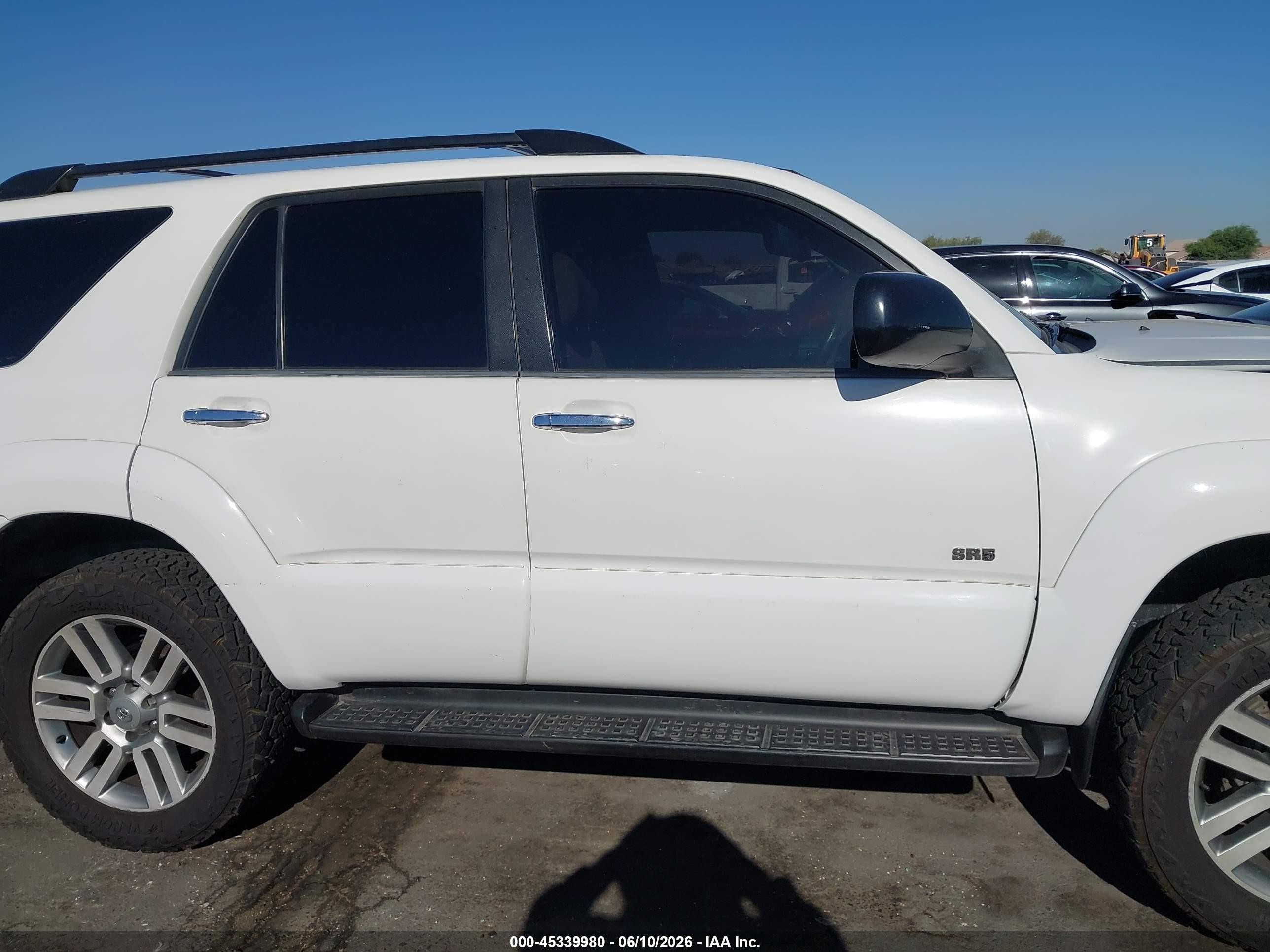 2007 Toyota 4runner Sr5 V6 White vin: JTEZU14R070084563