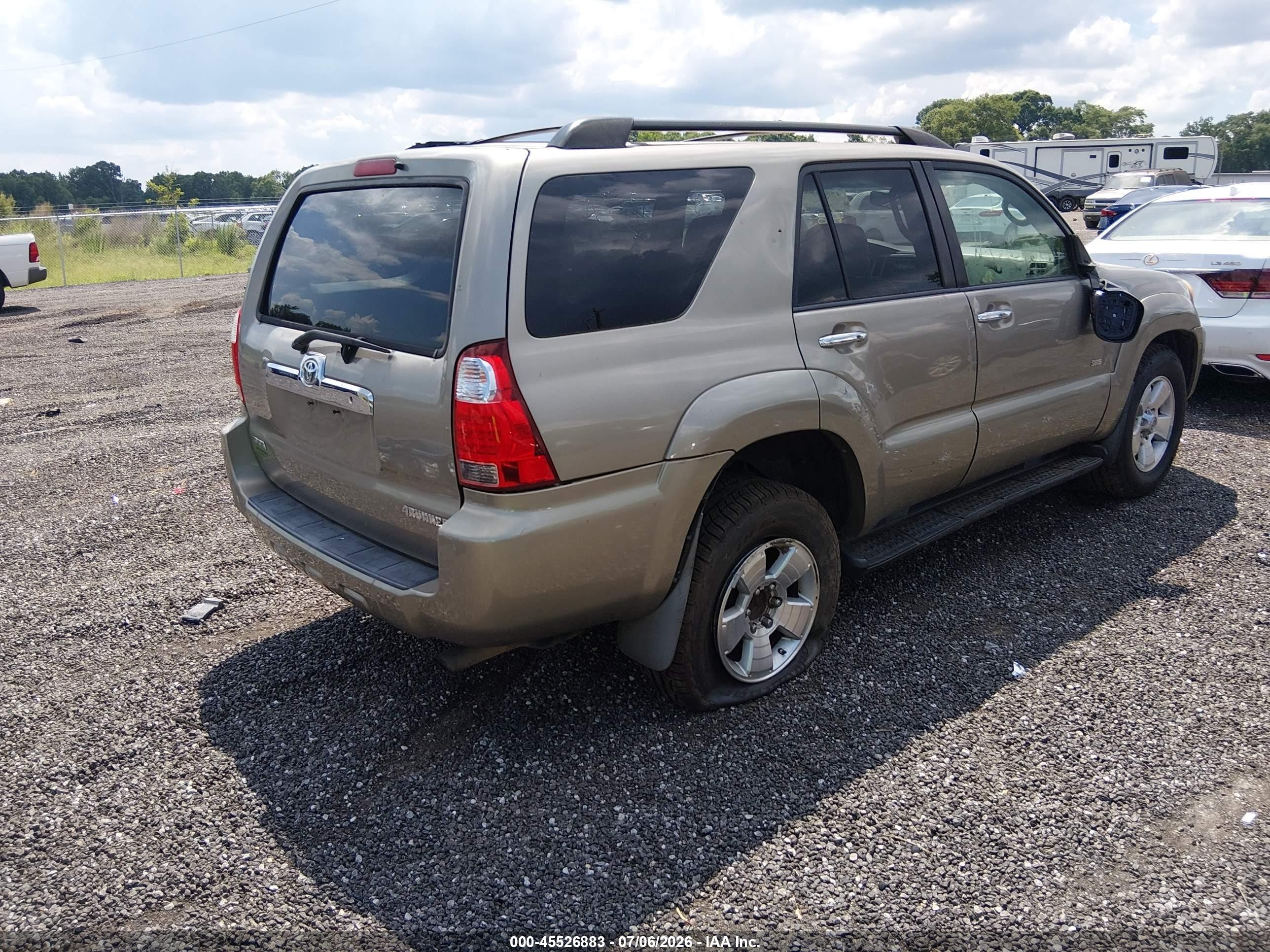 2007 Toyota 4runner Sr5 Gold vin: JTEZU14R070098396