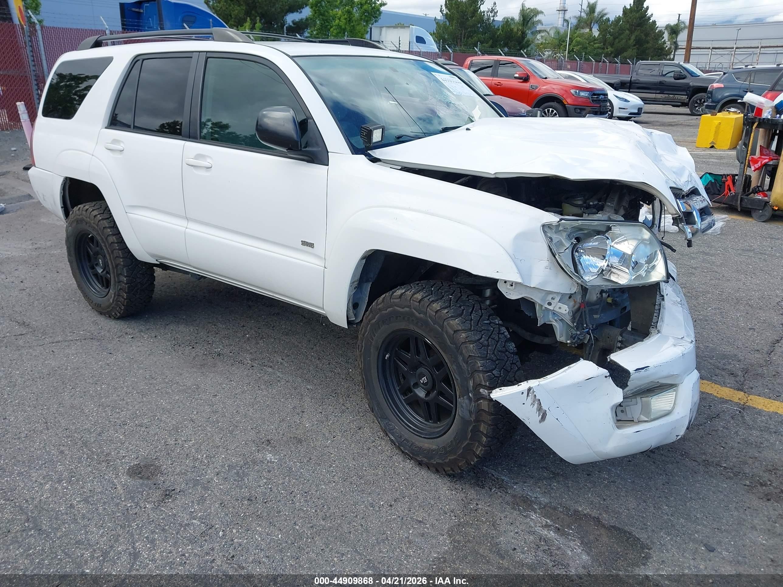 2005 Toyota 4runner Sr5 V6 White vin: JTEZU14R150057501